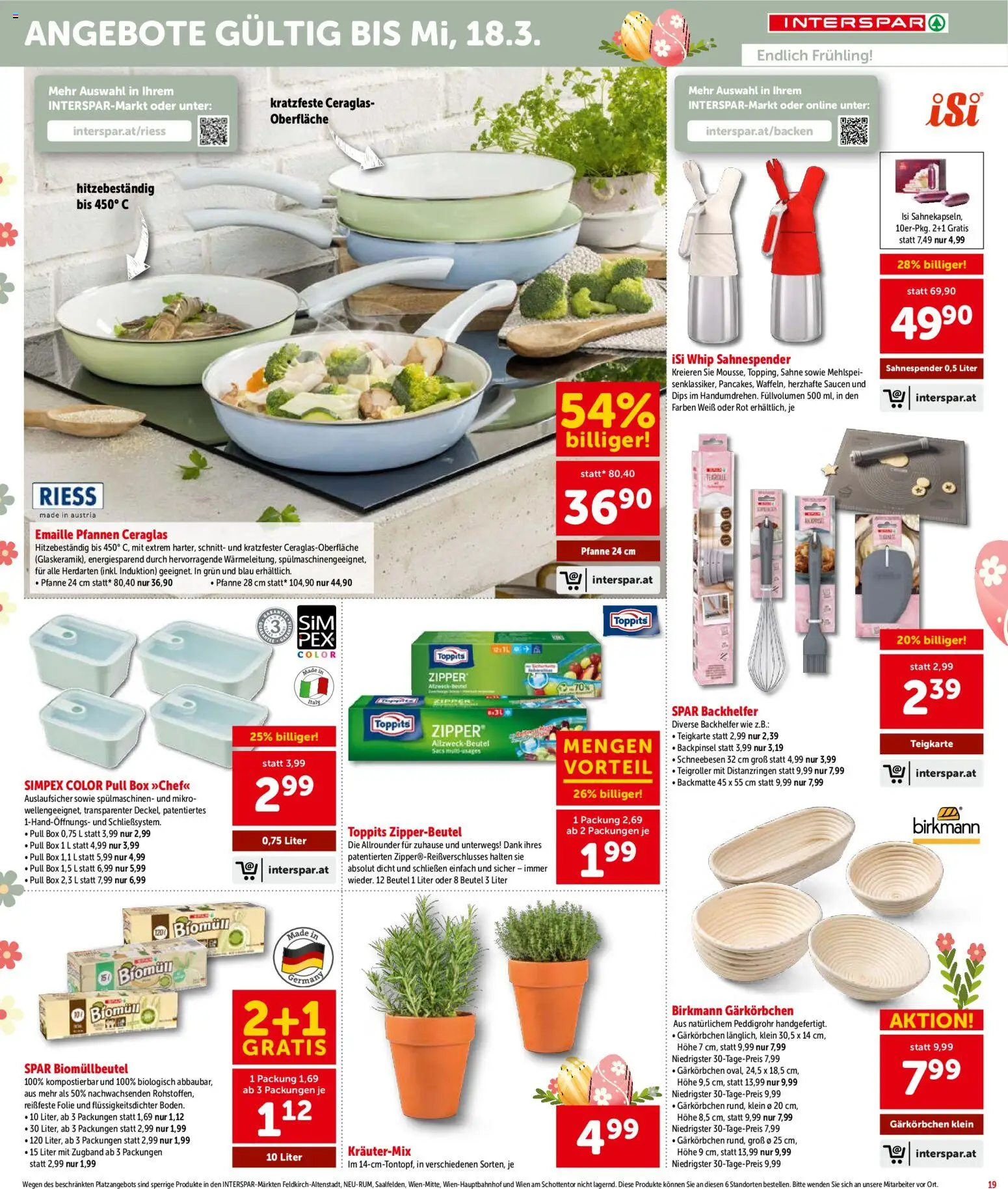 Interspar Flugblatt - Kärnten gültig ab 26.02.2026 | Seite: 20 | Produkte: Sahne, Box