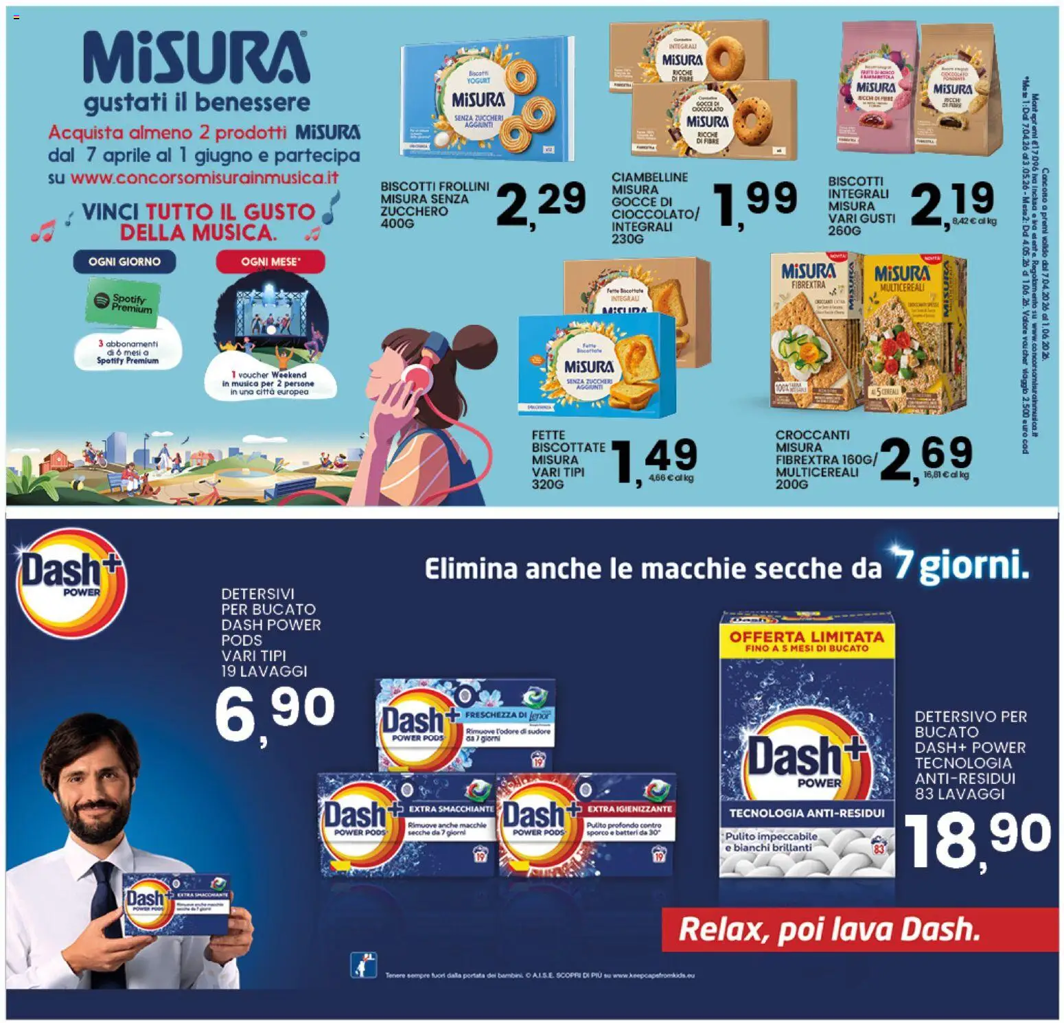 Volantino Interspar del 28.04.2026 | Pagina: 31 | Prodotti: Biscotti, Zucchero, Frollini