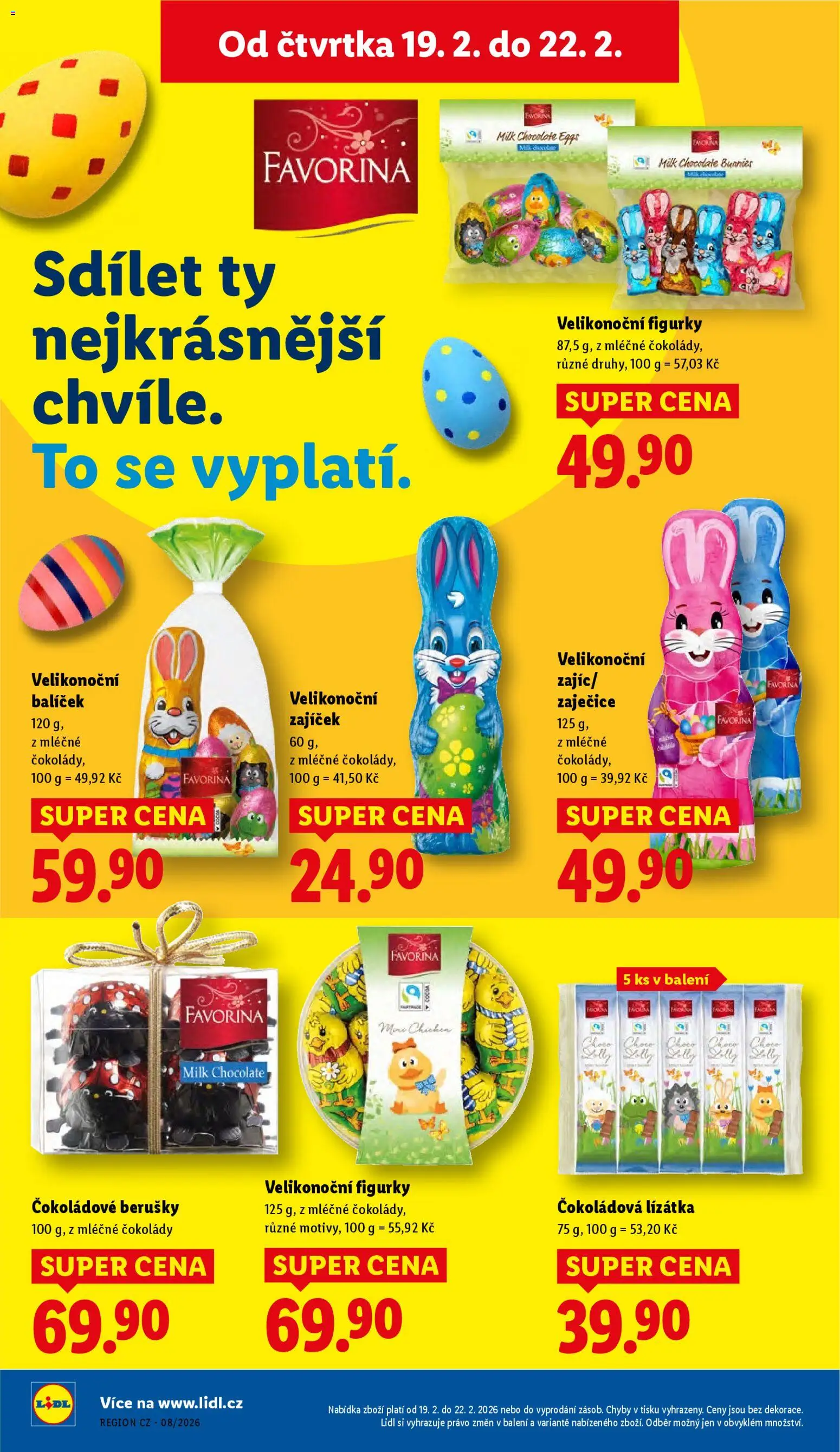 Lidl leták od 19.02.2026 | Strana: 24 | Produkty: Figurky, Milk chocolate