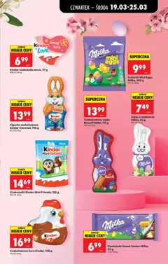 Pogląd oferty "Jajka z nadzieniem mlecznym, 410 g, Eggs with milk filling, 410 g" - ważna od 19.03.2026 | Strona: 57 | Produkty: Figurki, Ciastka kruche, Jajka, Ciastka