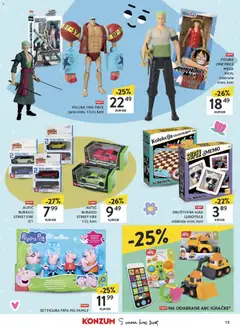 Konzum - Letak - Pregled kataloga iz trgovine Konzum, vrijedi od 09.03.2026 | Stranica: 15 | Proizvodi: Igra