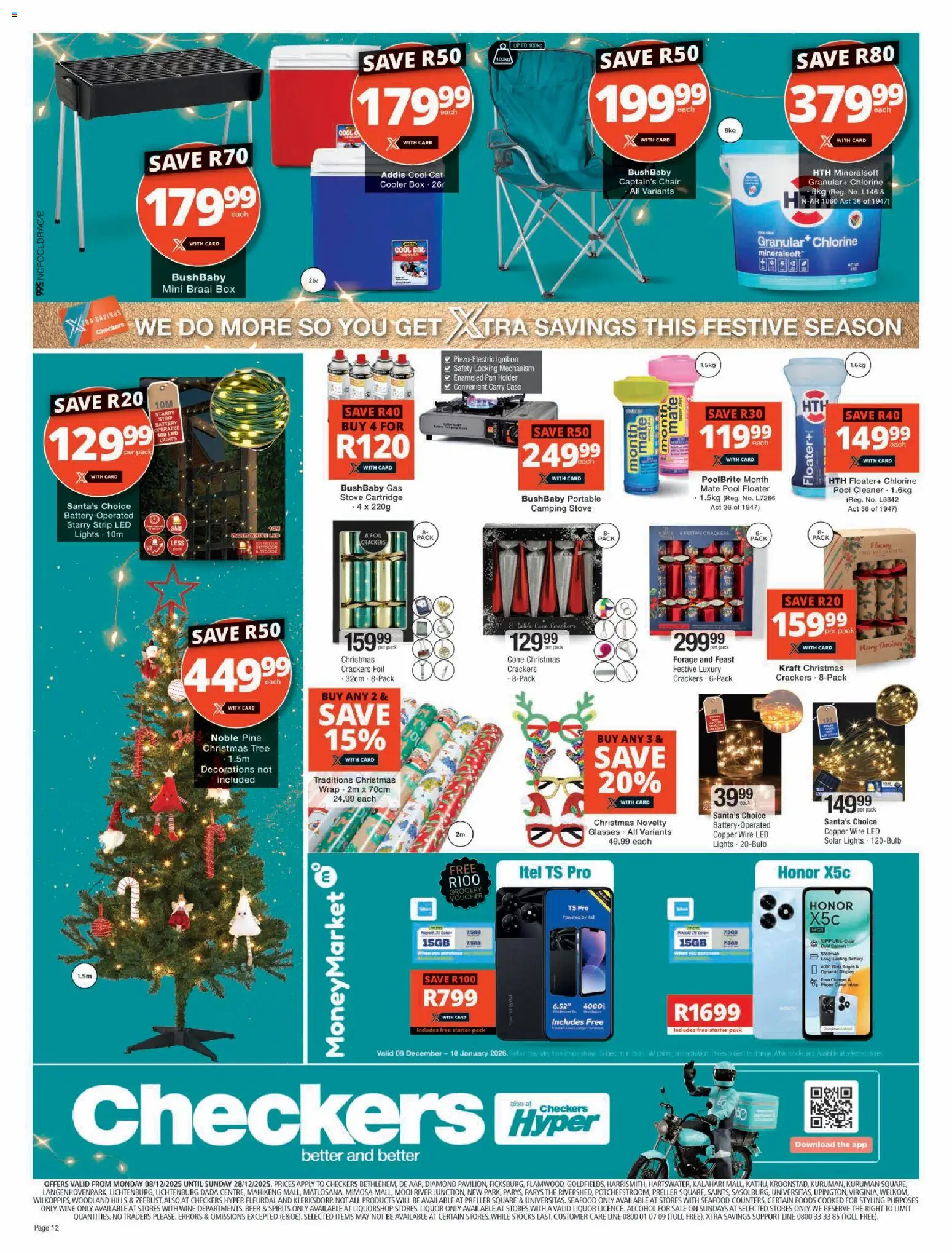 New Checkers catalogue – valid from 08.12.2025 | Page: 12 | Products: Camera, Case, Chair, Box