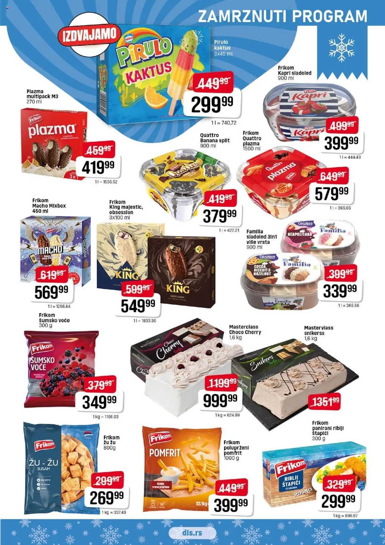 DIS katalog - važi od 03.07.2025 | Strana: 5 | Proizvode: Banana, Sladoled, Plazma, Torta