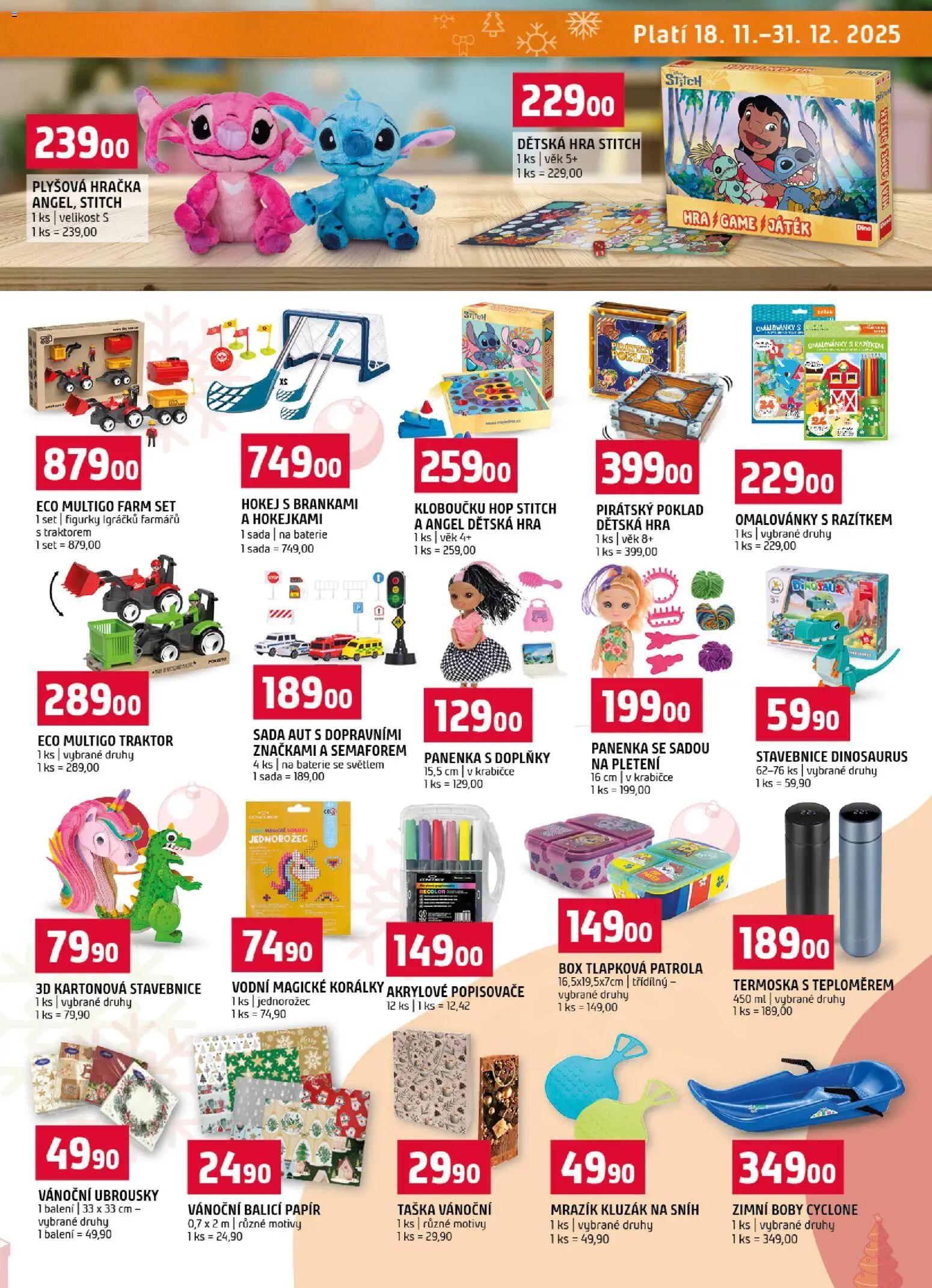 Terno leták - Vánoční speciál od 18.11.2025 | Strana: 19 | Produkty: Tlapková patrola, Box, Baterie, Kluzák