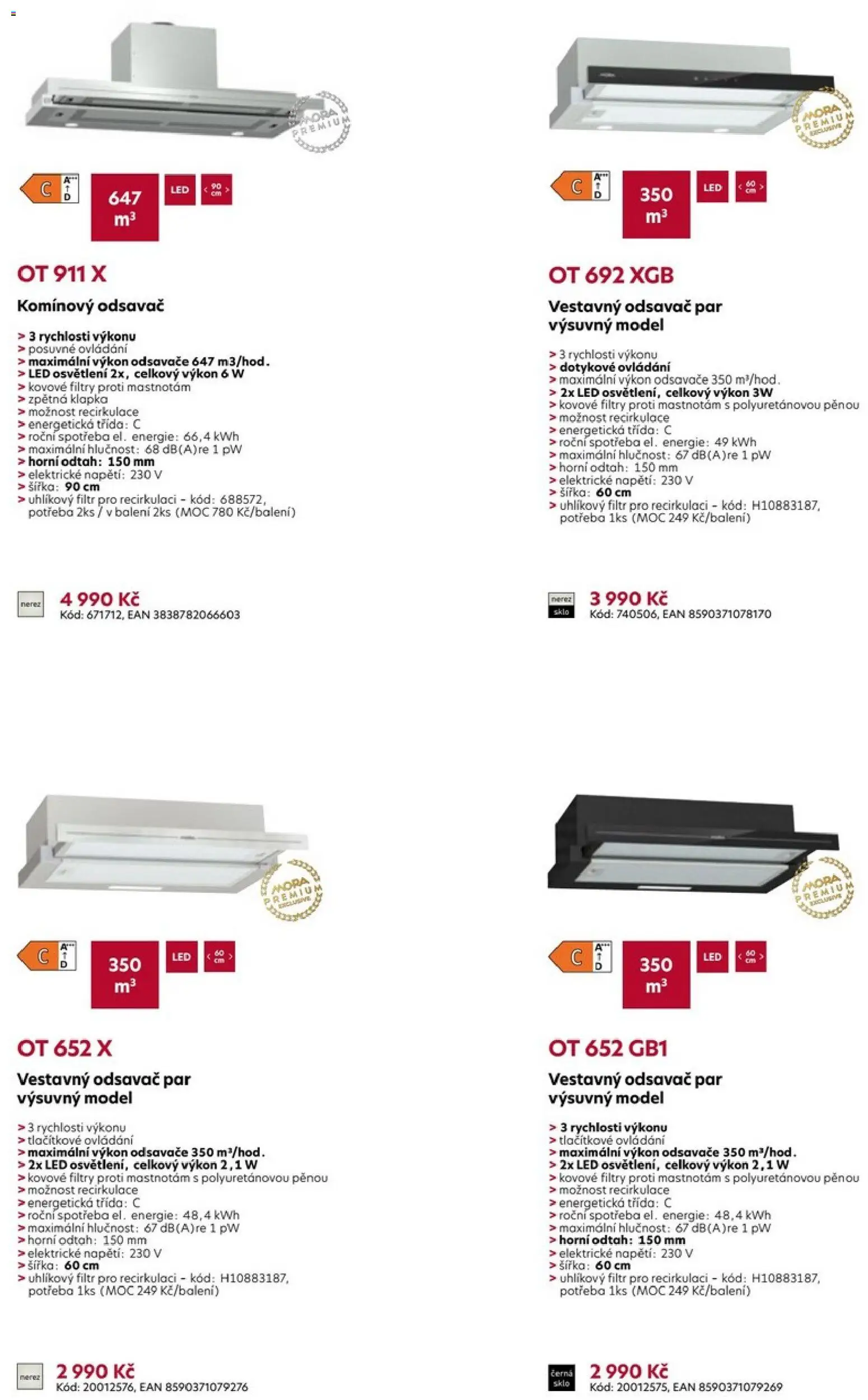 XXXLutz leták - Mora  od 03.03.2025 | Strana: 22 | Produkty: Odsavač par, LED