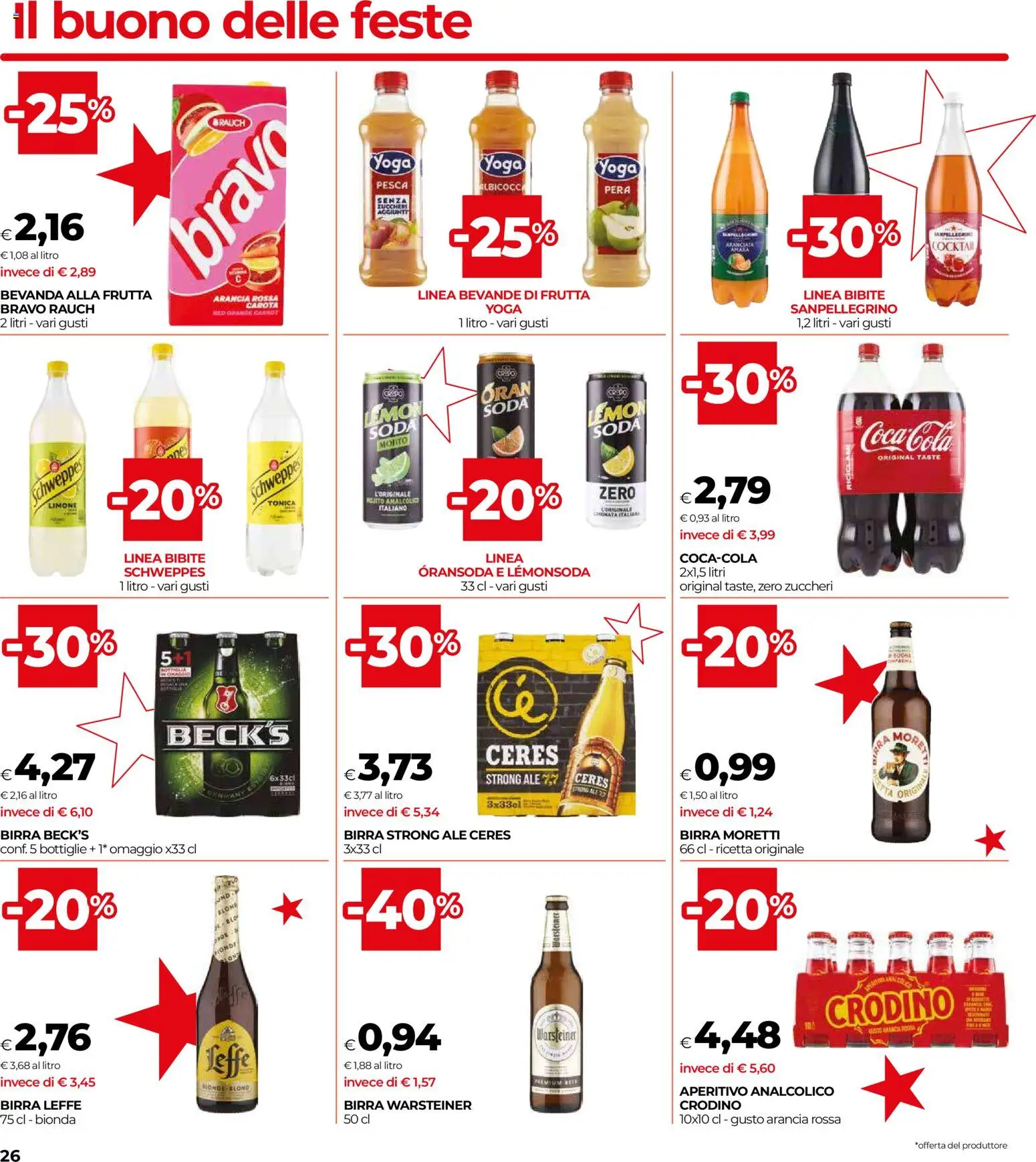 Volantino COOP del 16.12.2025 | Pagina: 26 | Prodotti: Carota, Frutta, Pera, Ceres