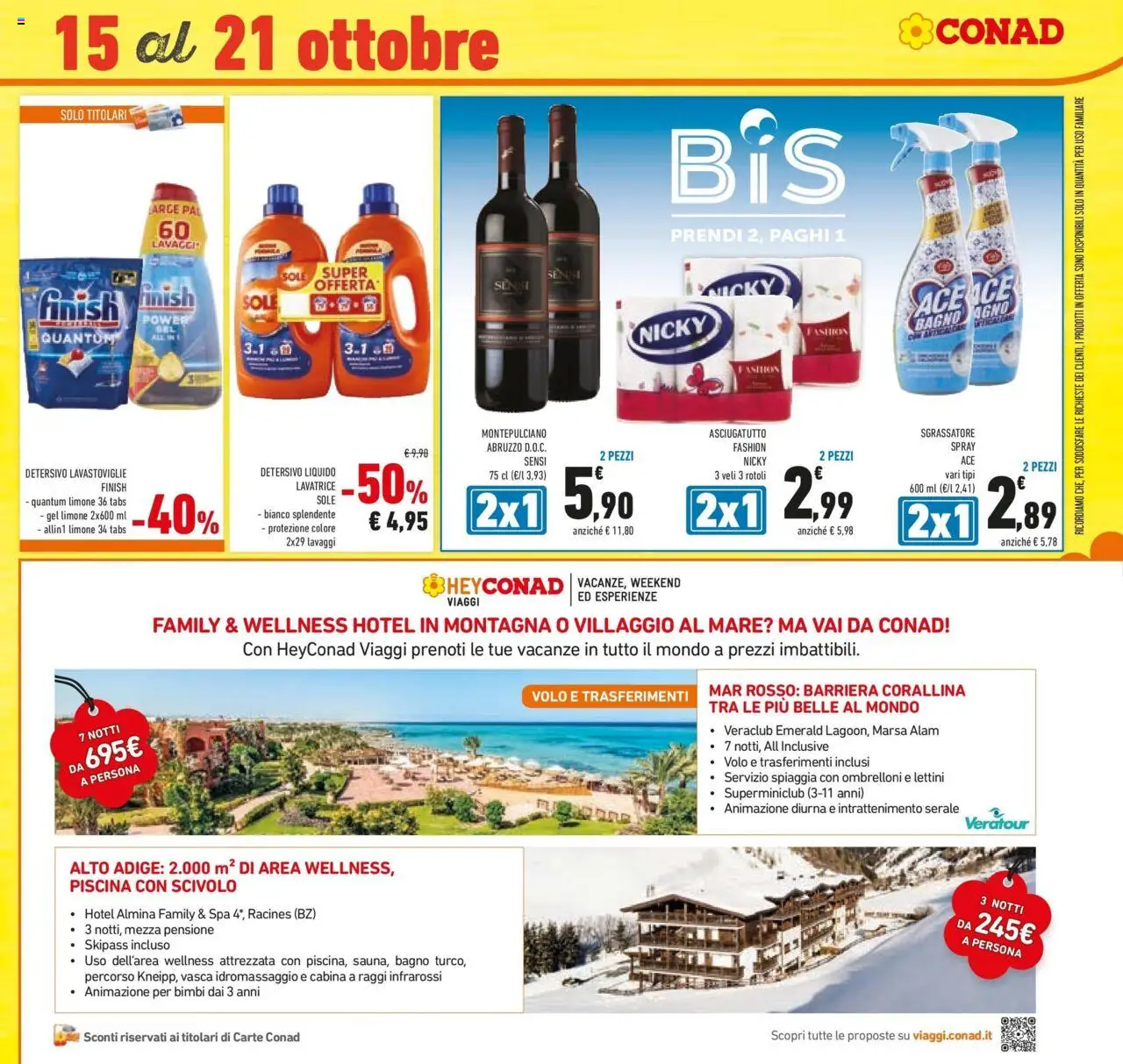 Volantino Conad del 08.10.2025 | Pagina: 49 | Prodotti: Sgrassatore, Limone, Asciugatutto, Bagno
