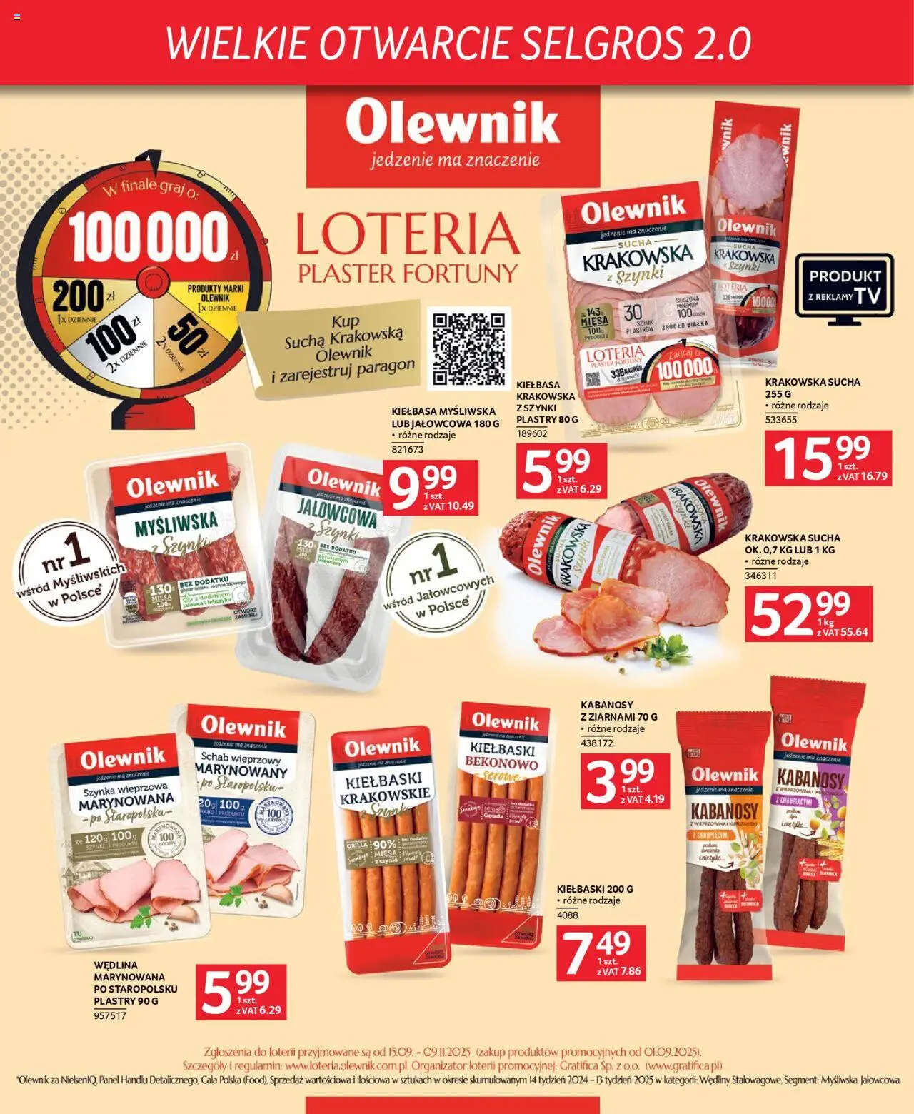 Selgros cash&carry Gazetka - Poznań markowe produkty od 09.10.2025 | Strona: 8 | Produkty: Szynka wieprzowa, Kabanosy, Kiełbasa krakowska, Wieprzowina