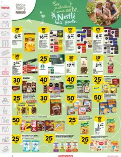 Pré-visualização Continente folheto válido de 02.12.2025 | Página: 28 | Produtos: Cápsulas café, Nespresso, Mel, Cereais
