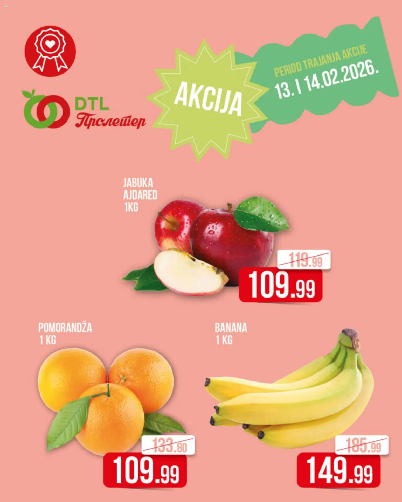 Metalac Proleter katalog - važi od 11.02.2026 | Strana: 3 | Proizvode: Banana, Pomorandza