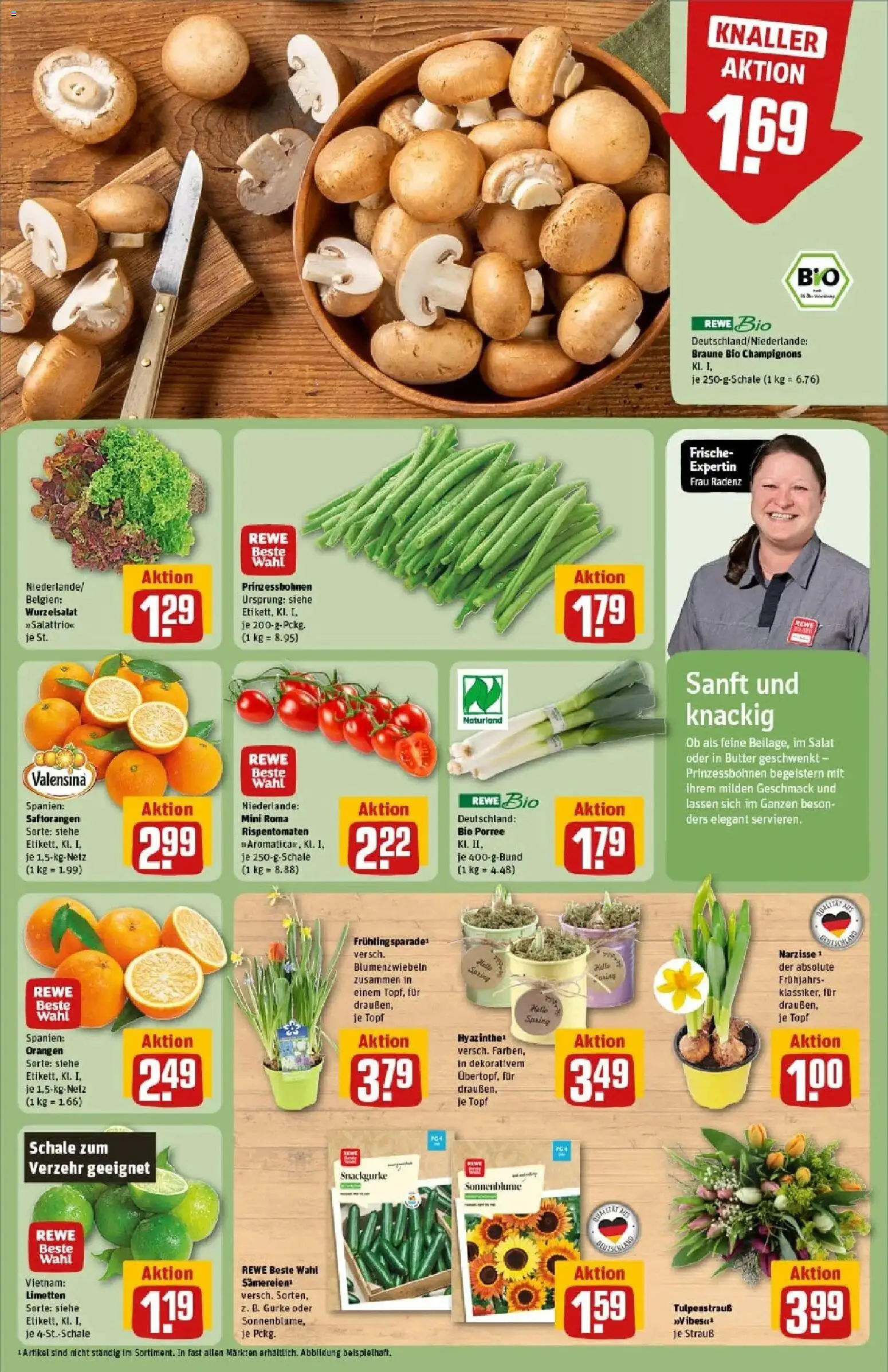 Rewe prospekt Elsterwerda	 – gültig ab 02.02.2026 | Seite: 9 | Produkte: Butter, Limetten, Valensina, Salat