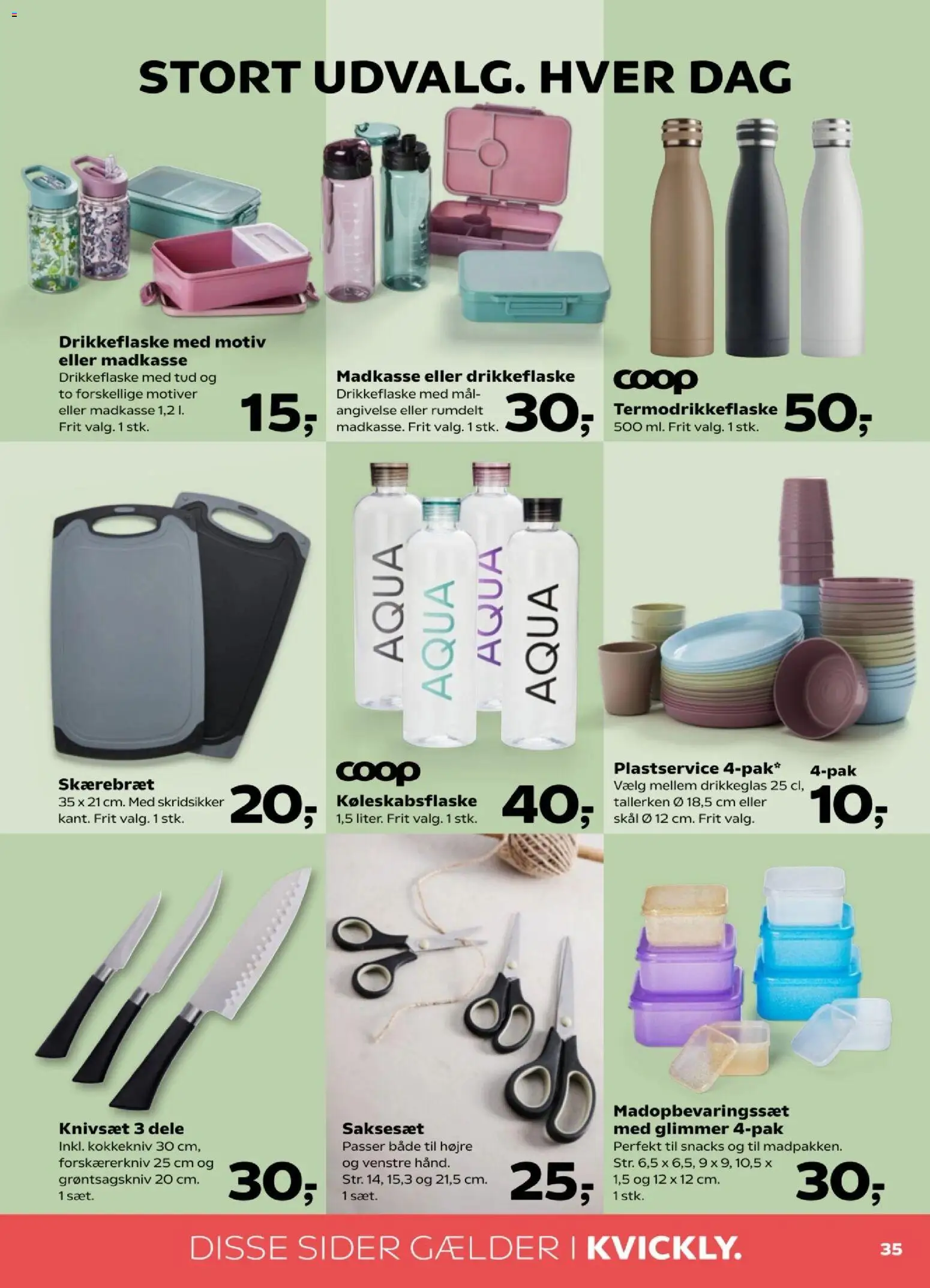 Kvickly tilbudsavis – gyldig fra 16.01.2026 | Side: 35 | Produkter: Skærebræt
