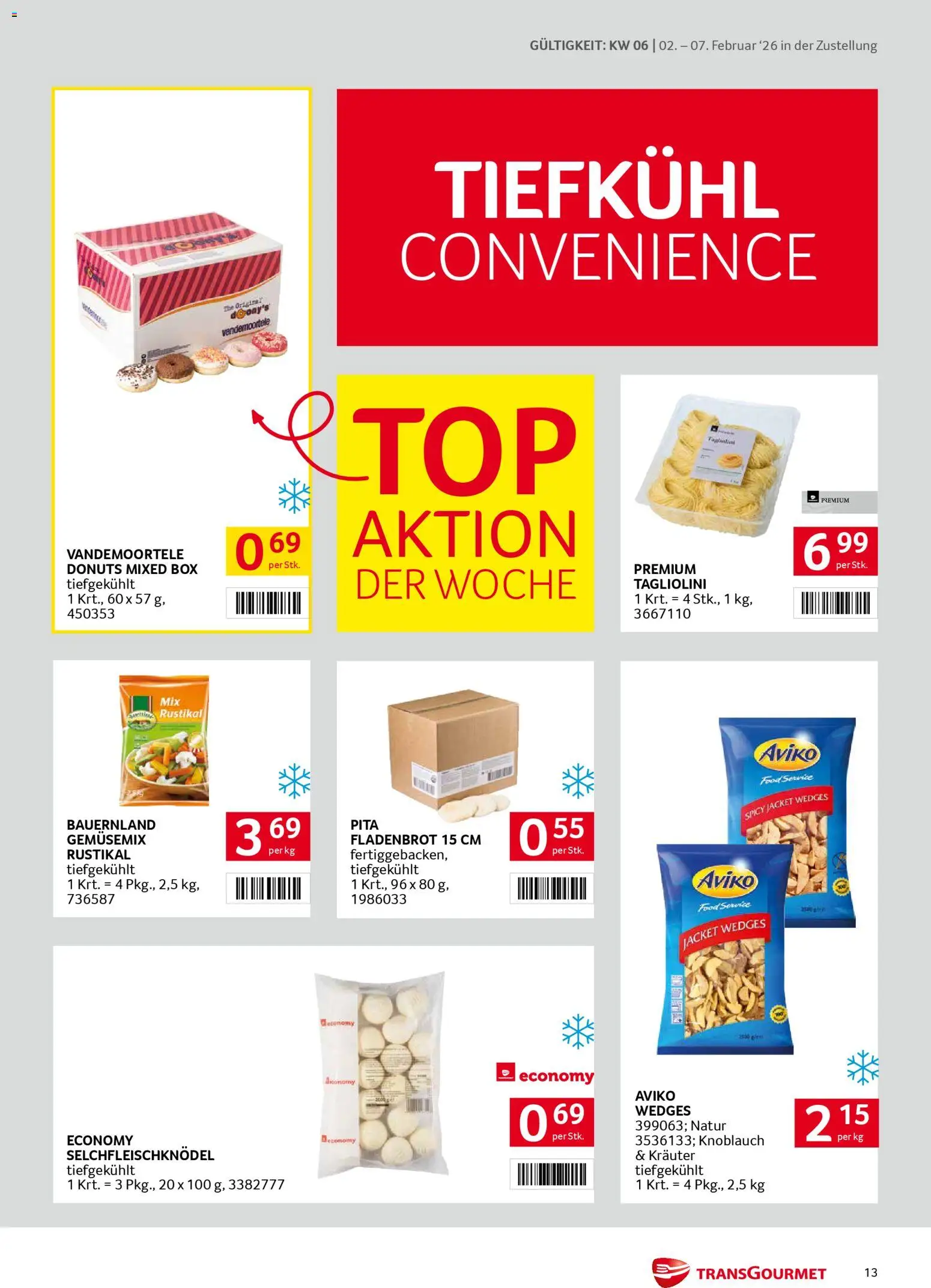 Transgourmet Zustellaktion gültig ab 02.02.2026 | Seite: 13 | Produkte: Knoblauch, Box