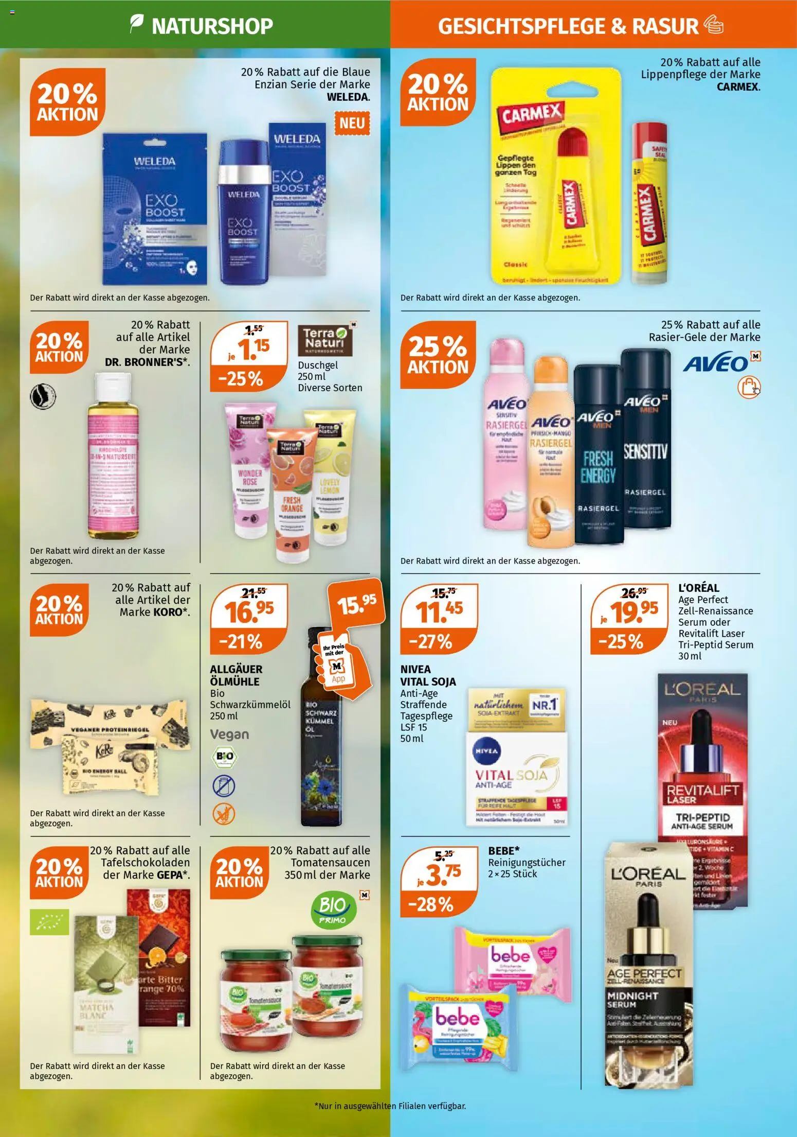 Müller aktionen – gültig ab 05.03.2026 | Seite: 3 | Produkte: Serum, Duschgel, Reinigungstücher, Öl