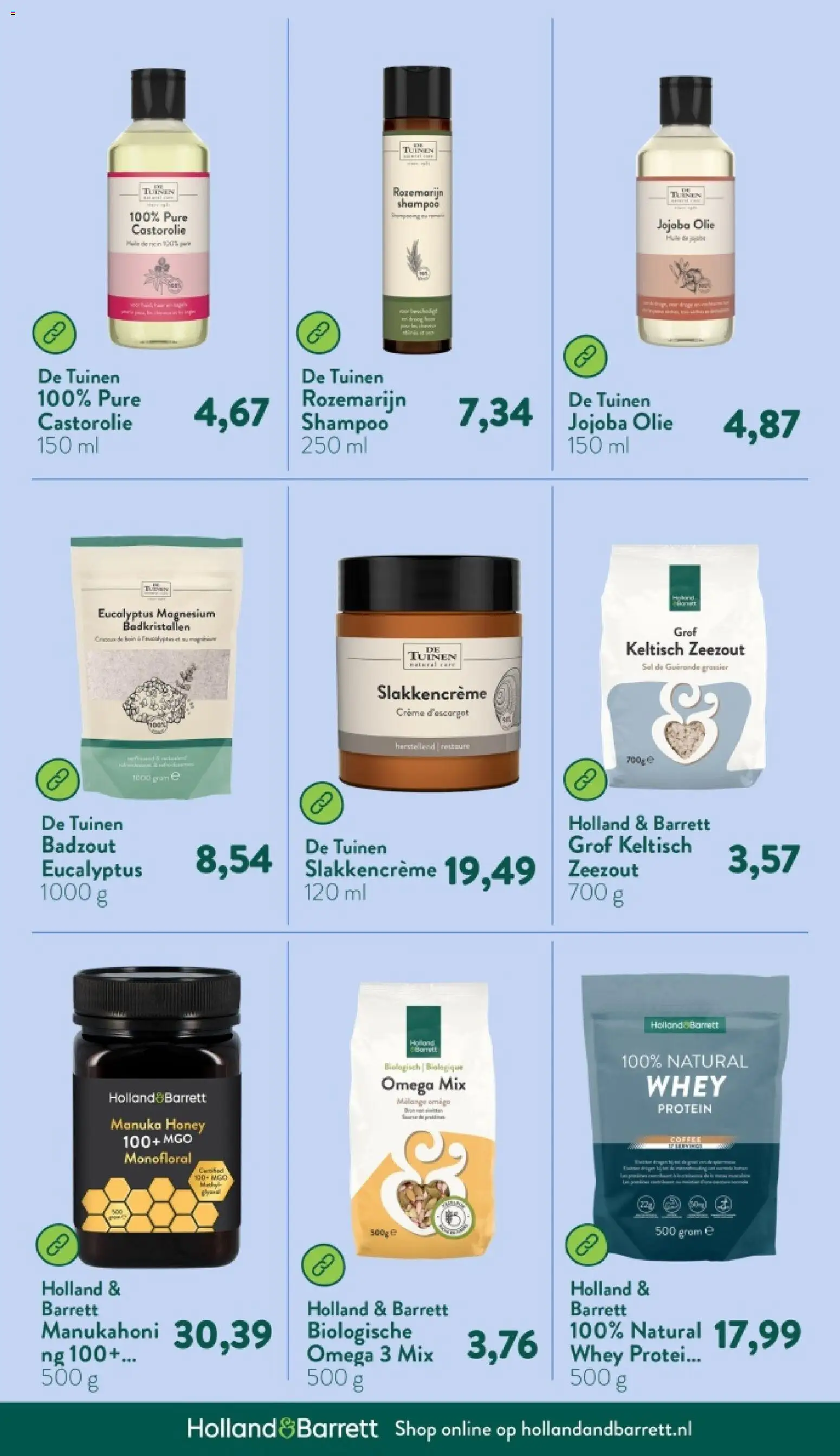 {H1} | Pagina: 29 | Producten: Káposztalevél, Olie, Whey, Shampoo