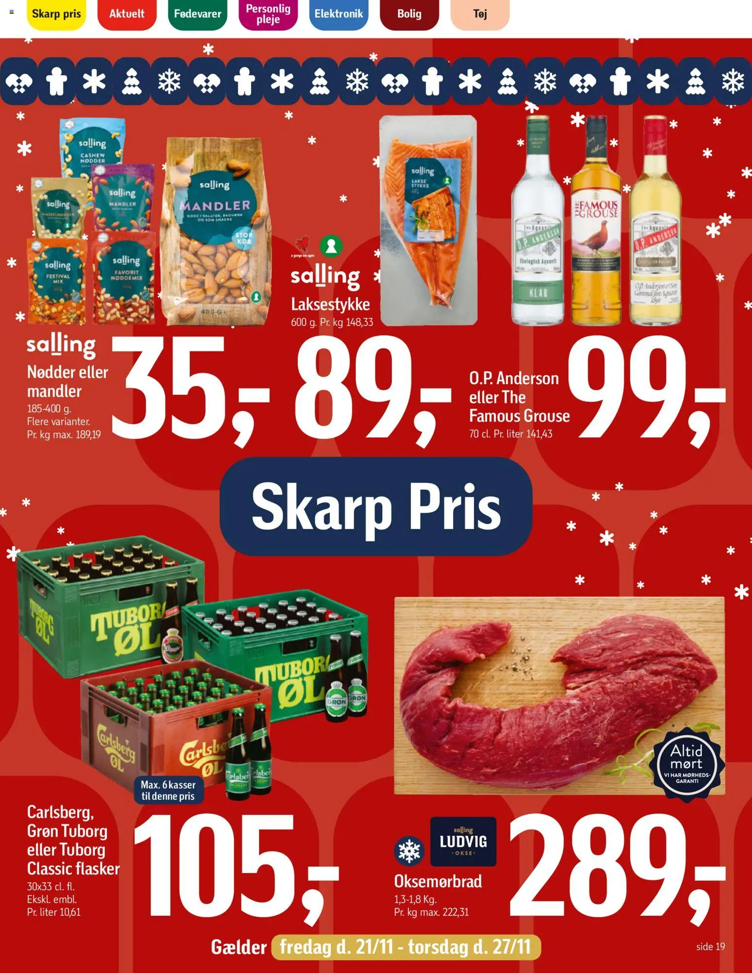 Føtex tilbudsavis – gyldig fra 21.11.2025 | Side: 25 | Produkter: Nødder, Mandler, Søm