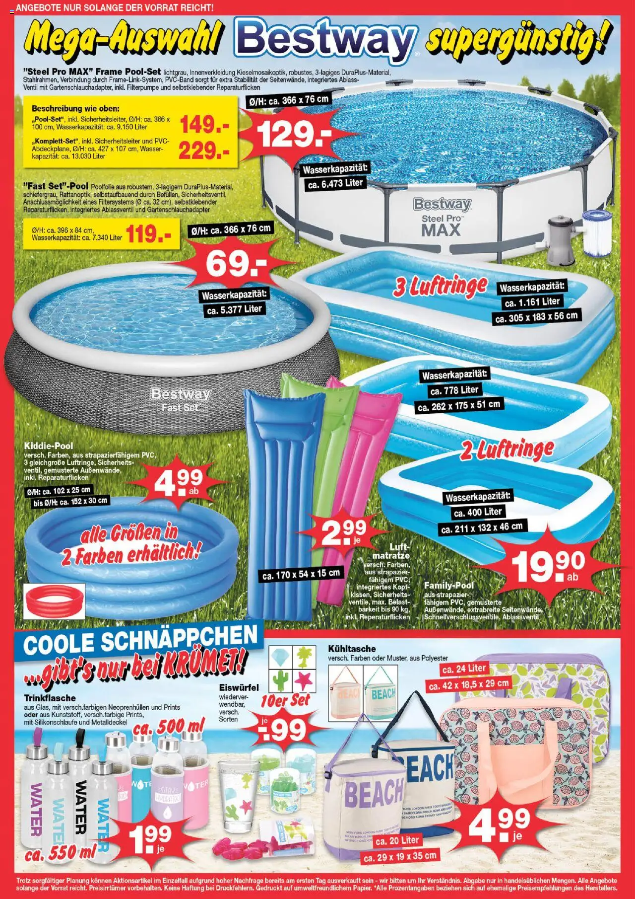 KRÜMET Prospekt - gültig ab dem 21.07.2025 | Seite: 2 | Produkte: Matratze, Wasser