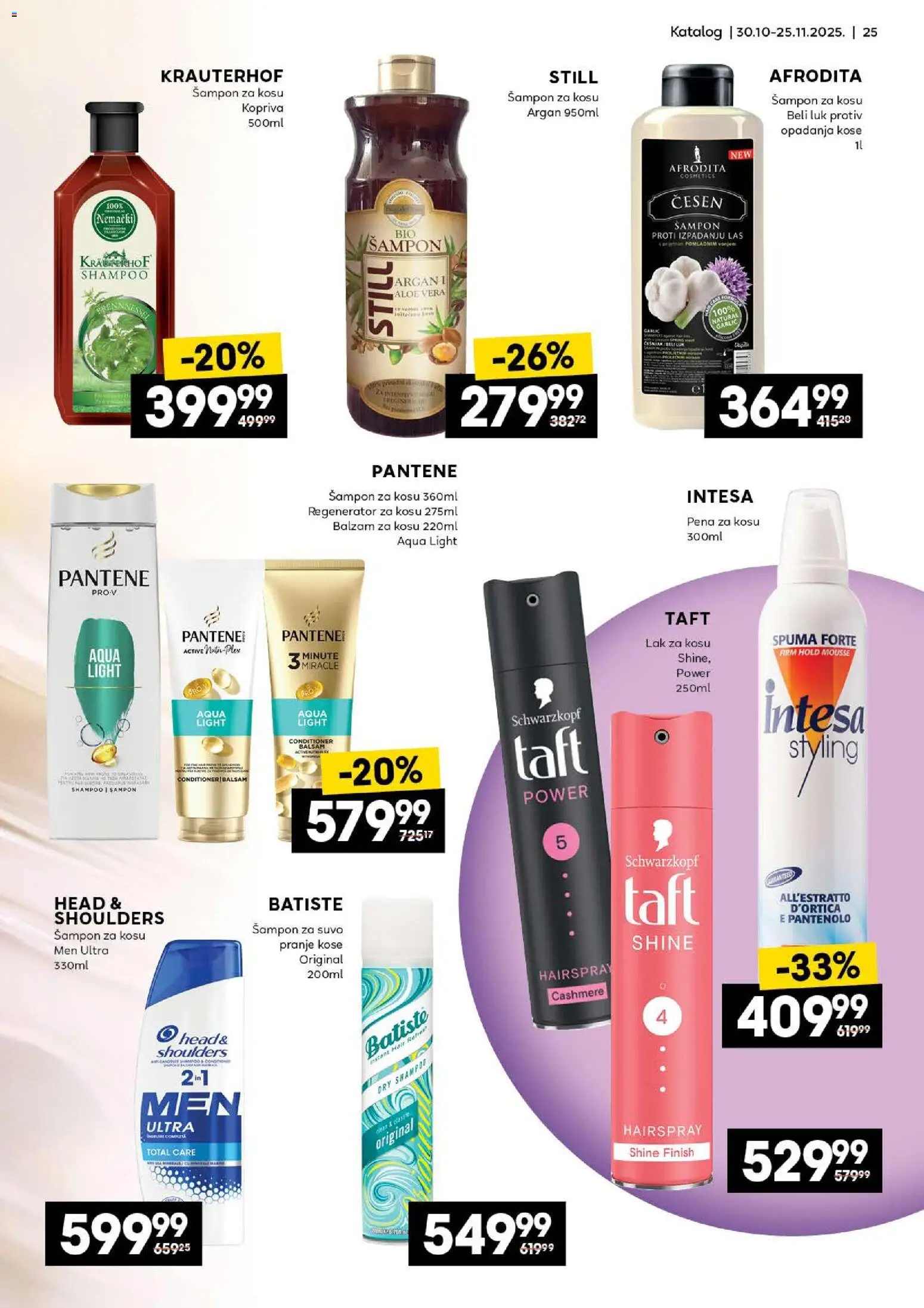 Roda katalog - važi od 30.10.2025 | Strana: 25 | Proizvode: Pantene, Beli luk, Šampon, Balzam