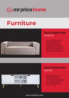 MRP Home specials catalogue – valid from 03.11.2025 | Page: 9 | Products: Seater, Sofa, Plasma unit, Foundation