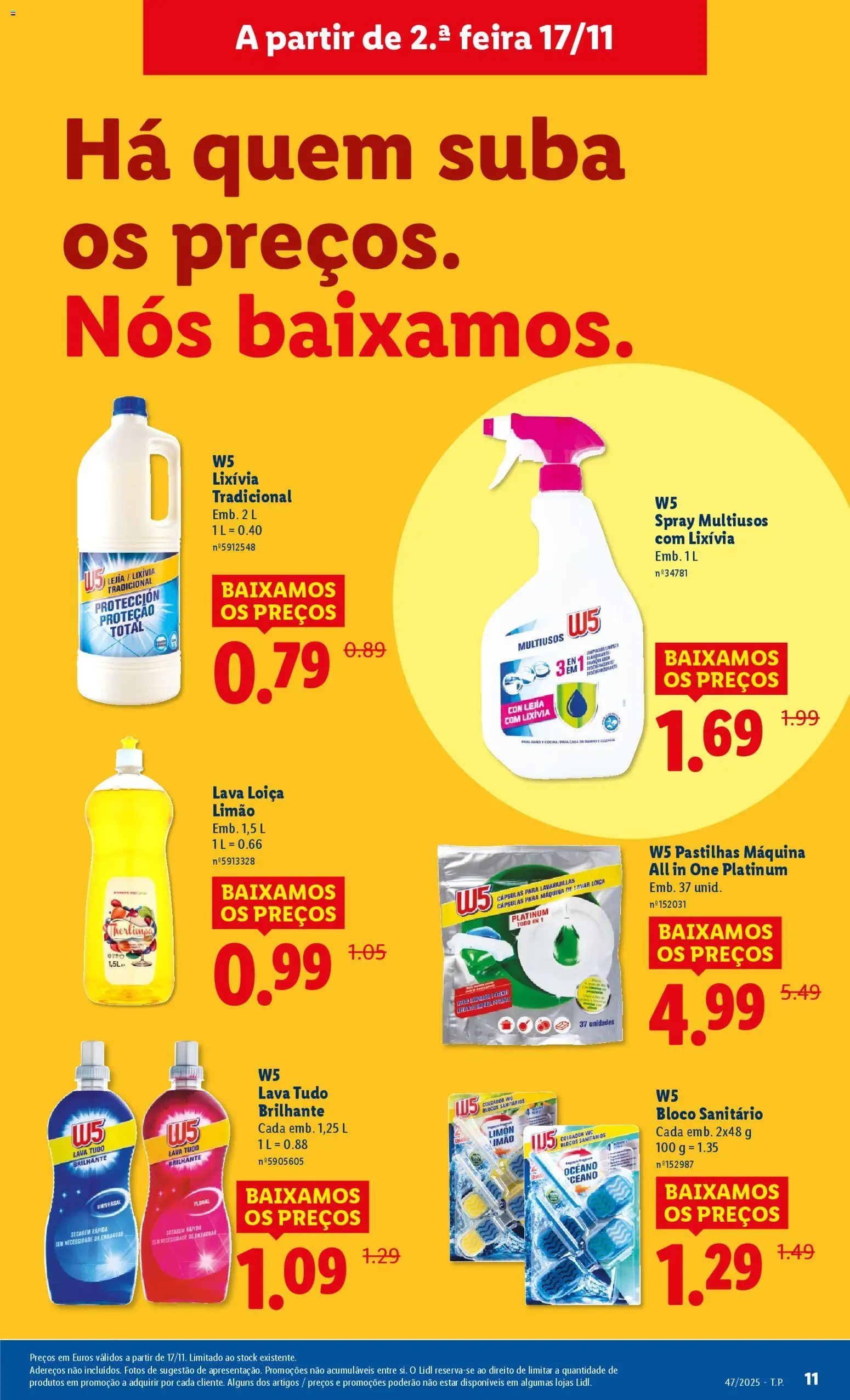 Lidl folheto │ válido de 17.11.2025 | Página: 11 | Produtos: Lava loiça, Máquina de lavar, Casa de banho, Banho