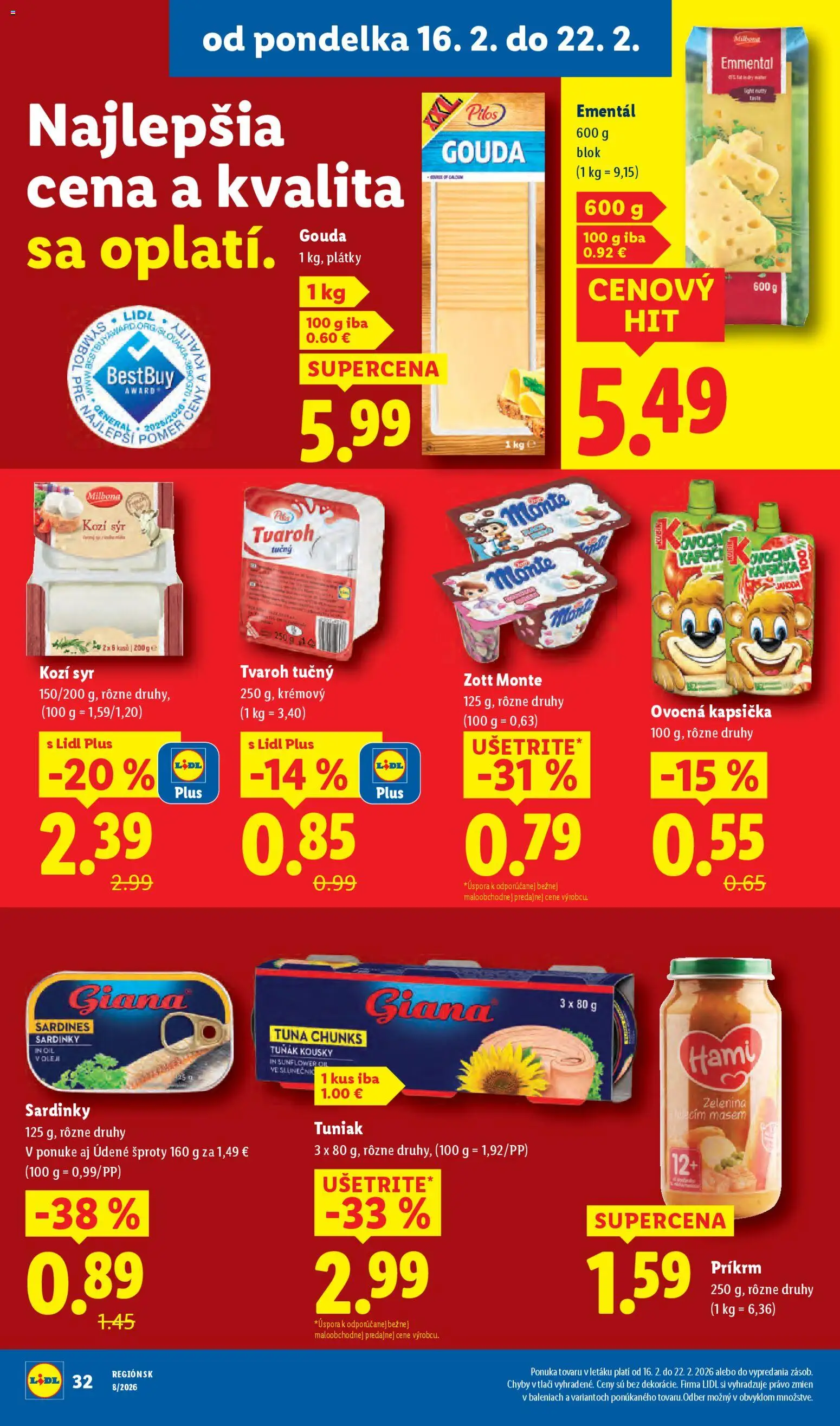Nové Lidl akcie – leták je platný od 16.02.2026 | Strana: 34