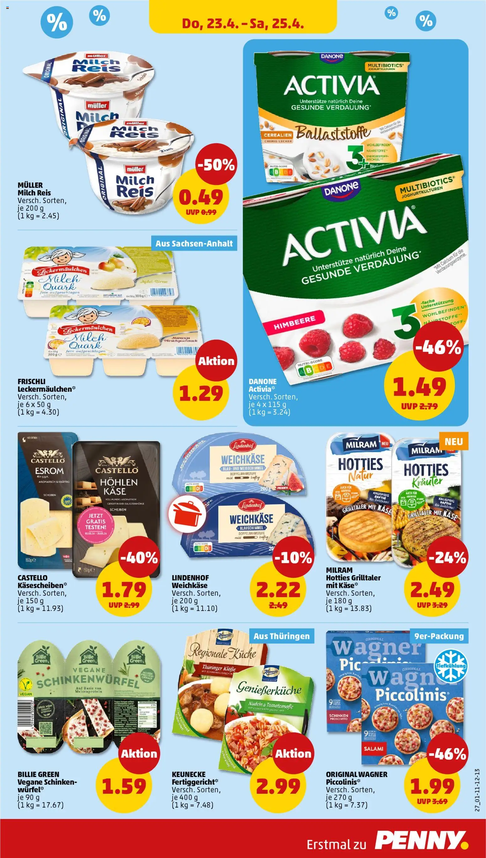 Penny Prospekt 	 – gültig ab 20.04.2026 | Seite: 33 | Produkte: Schweinegulasch, Küche, Piccolinis, Salami