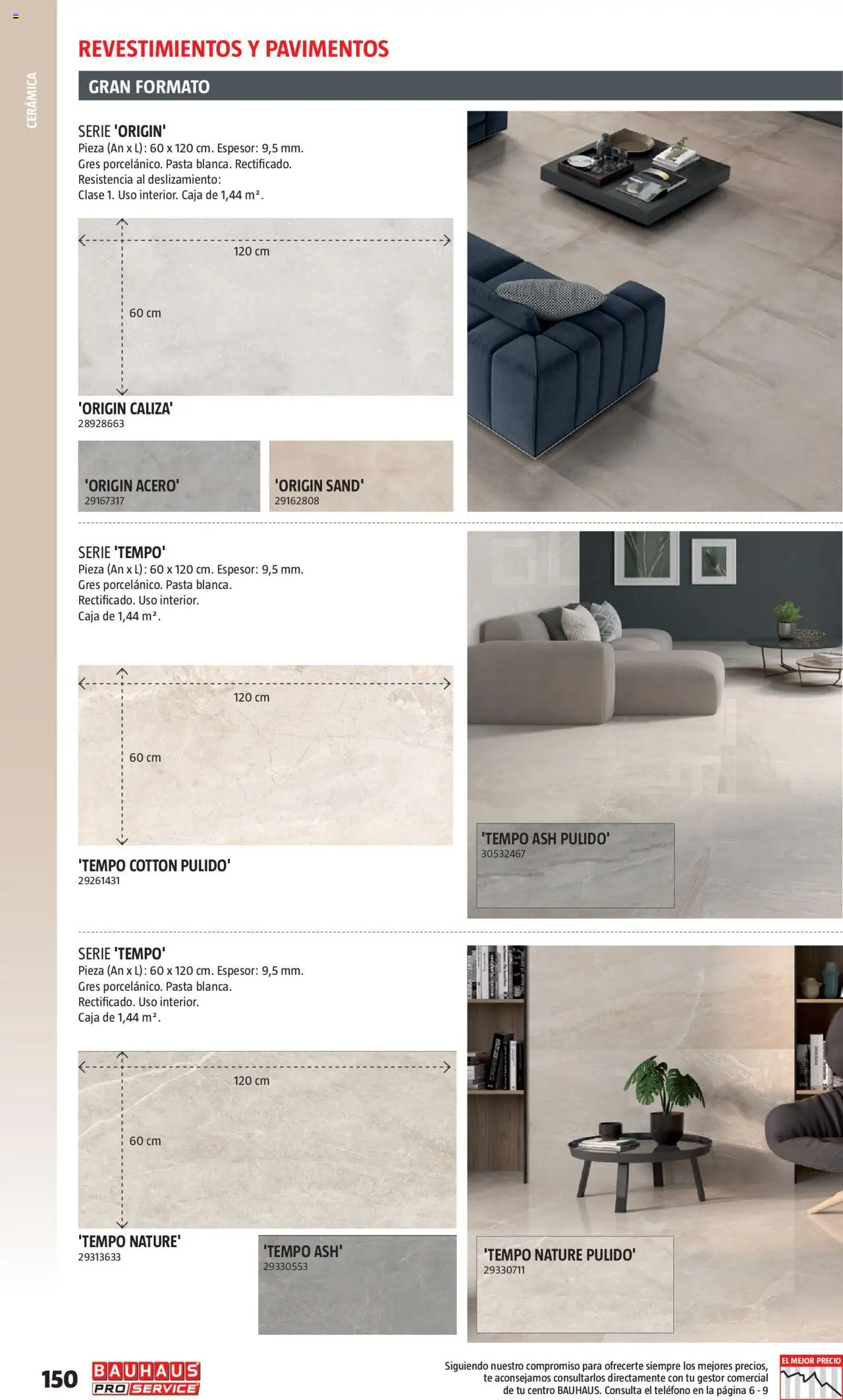 Bauhaus - ProService  │ válido desde el 24.02.2025 | Página: 150 | Productos: Pasta, Té, Teléfono, Caja