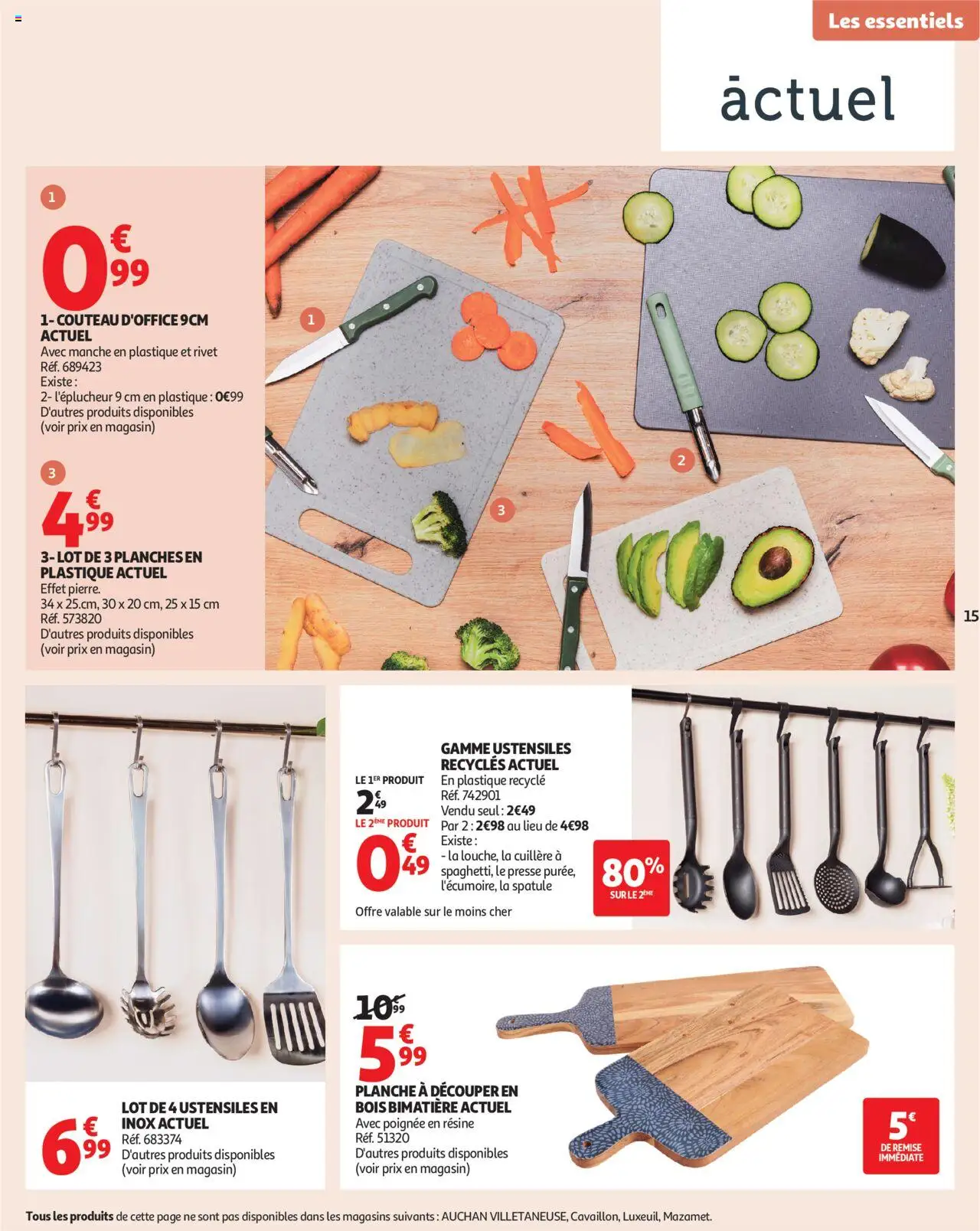  | Page: 15 | Produits: Planche à découper, Spatule