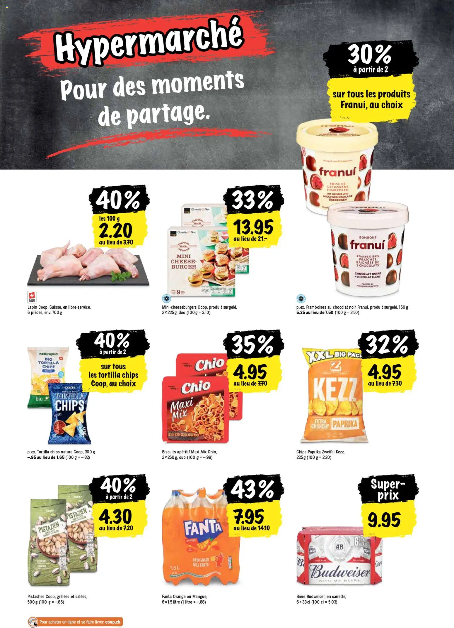 Coop - Les actions de la semaine – gültig ab 29.01.2026 | Seite: 23 | Produkte: Fanta, Burger, Chips, Mango