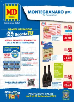 Anteprima del volantino MD Discount Montegranaro catalogo valido a partire dal 09.09.2025