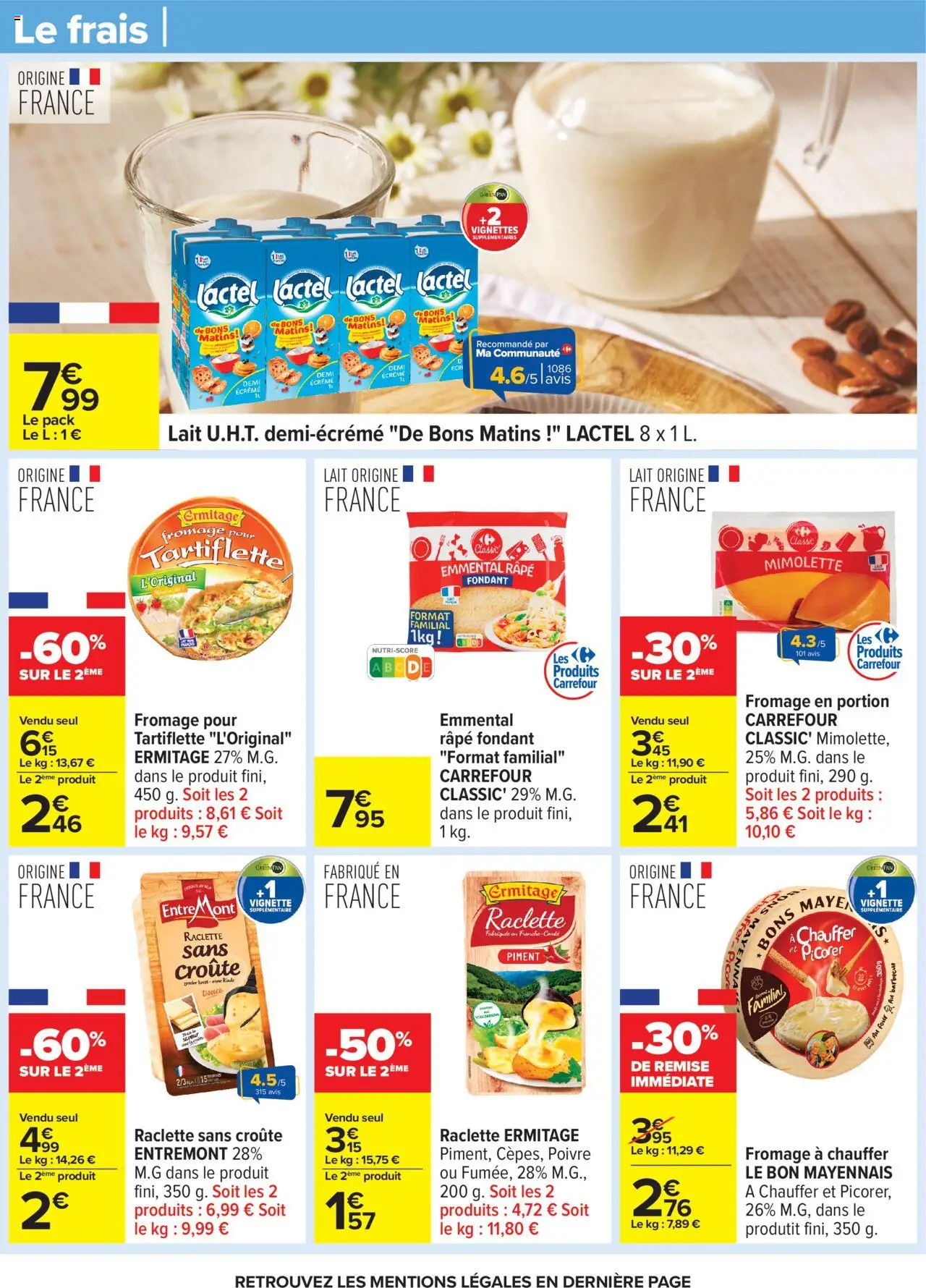 {H1} | Page: 22 | Produits: Poivre, Tartiflette, Fromage, Fromage pour tartiflette