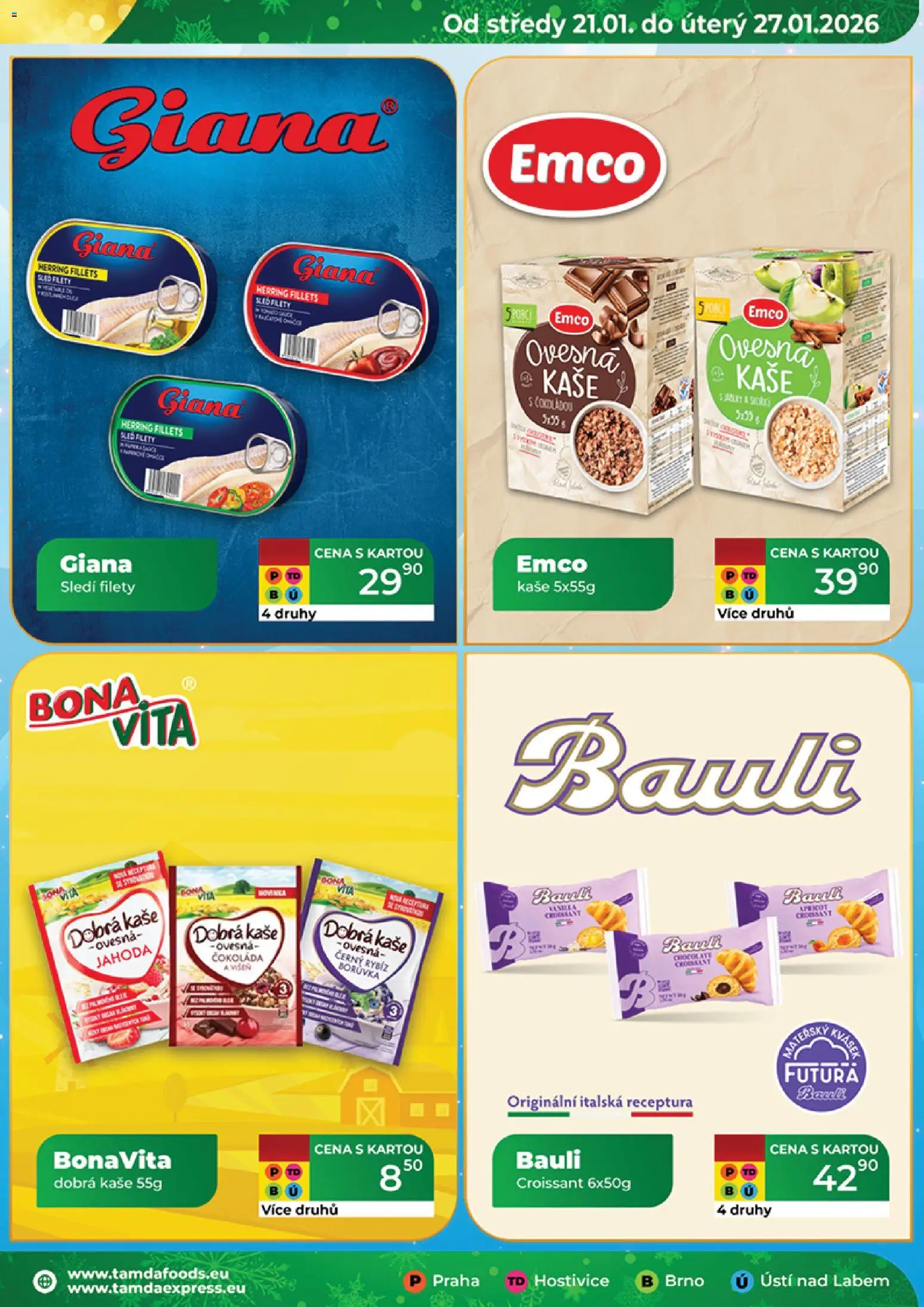 Tamda Foods leták od 21.01.2026 | Strana: 13 | Produkty: Čokoláda, Croissant, Kaše
