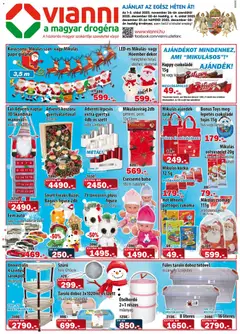 Vianni Akciós újság - amely érvényes a következő dátumtól: 26.11.2025
