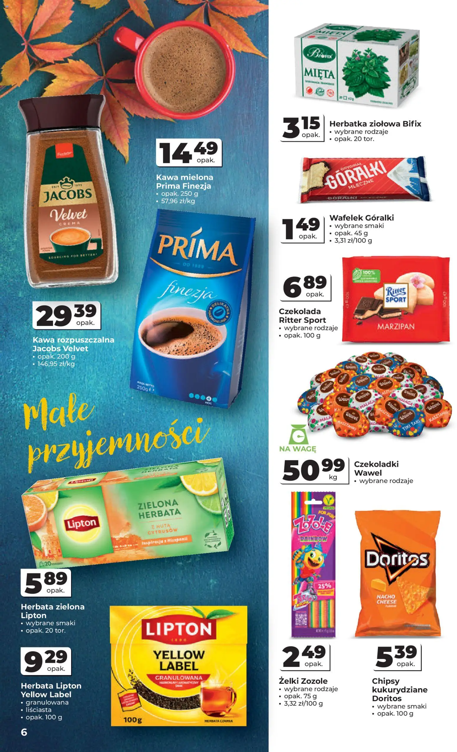 Odido Gazetka od 12.11.2025 | Strona: 6 | Produkty: Czekoladki, Mięta, Żelki, Czekolada