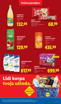 HEAD&SHOULDERS Šampon, Više vrsta 625 ml - pregled Lidl kataloga - važi od 02.04.2026 | Strana: 43 | Proizvode: Cedevita, Jogurt, Jabuke, Whiskas