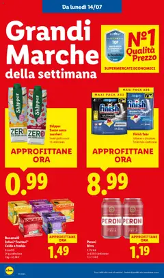 Volantino Lidl del 14.07.2025 | Pagina: 16 | Prodotti: Succo, Birra, Lampone
