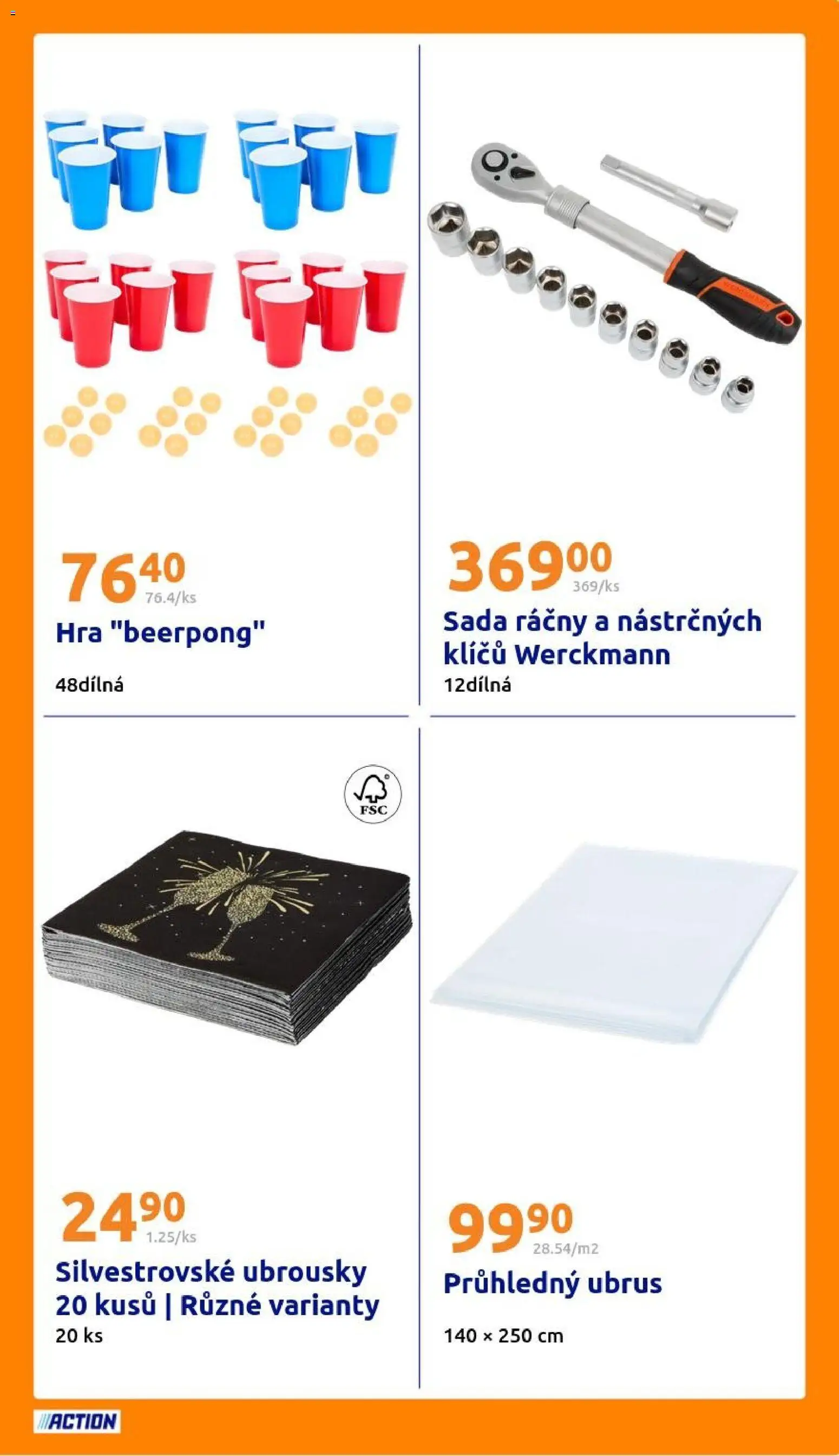 Action leták od 24.12.2025 | Strana: 23 | Produkty: Ubrousky, Hra, Ubrus
