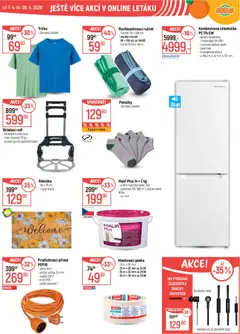 Náhled letáku Globus leták od 01.04.2026 | Strana: 46 | Produkty: Ponožky, Osuška, Skládací rudl, Guma