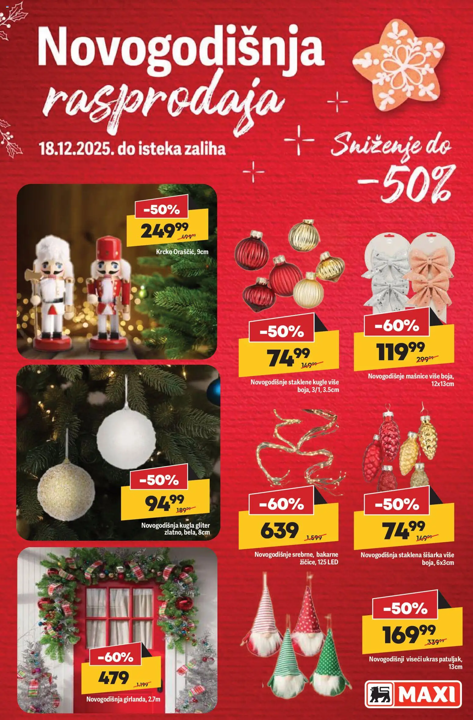 Maxi katalog - važi od 18.12.2025 | Strana: 1