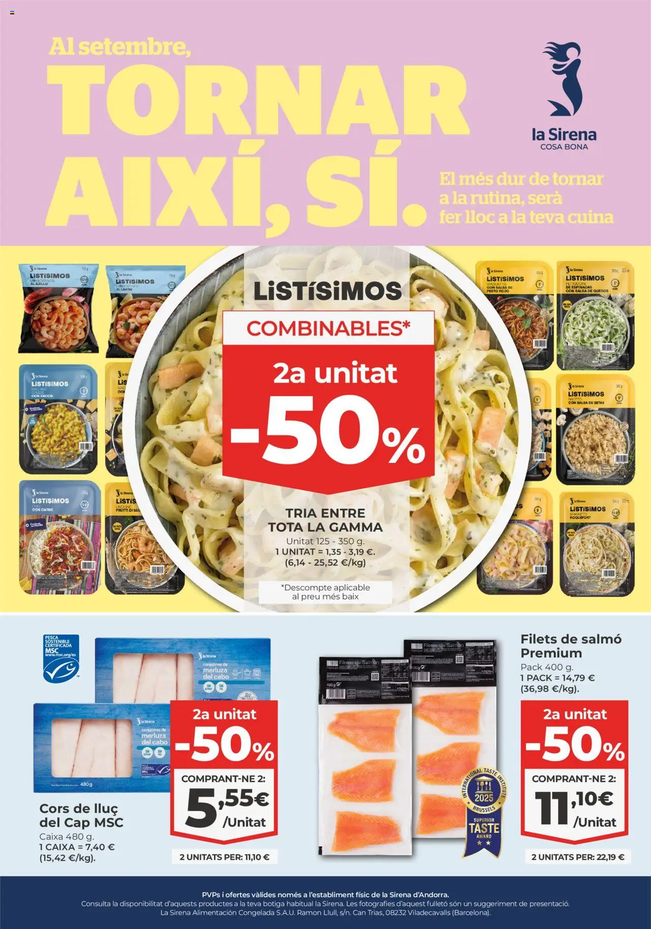 La Sirena - Andorra │ válido desde el 11.09.2025 | Página: 1 | Productos: Πορσελάνη