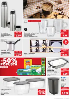 Termos boca, od nehrđajućeg čelika zapremnine cca. 0,5 ili 1 l komad - Pregled kataloga iz trgovine Kaufland, vrijedi od 10.12.2025 | Stranica: 9 | Proizvodi: Kutija, Čaše, Cjedilo, Termos