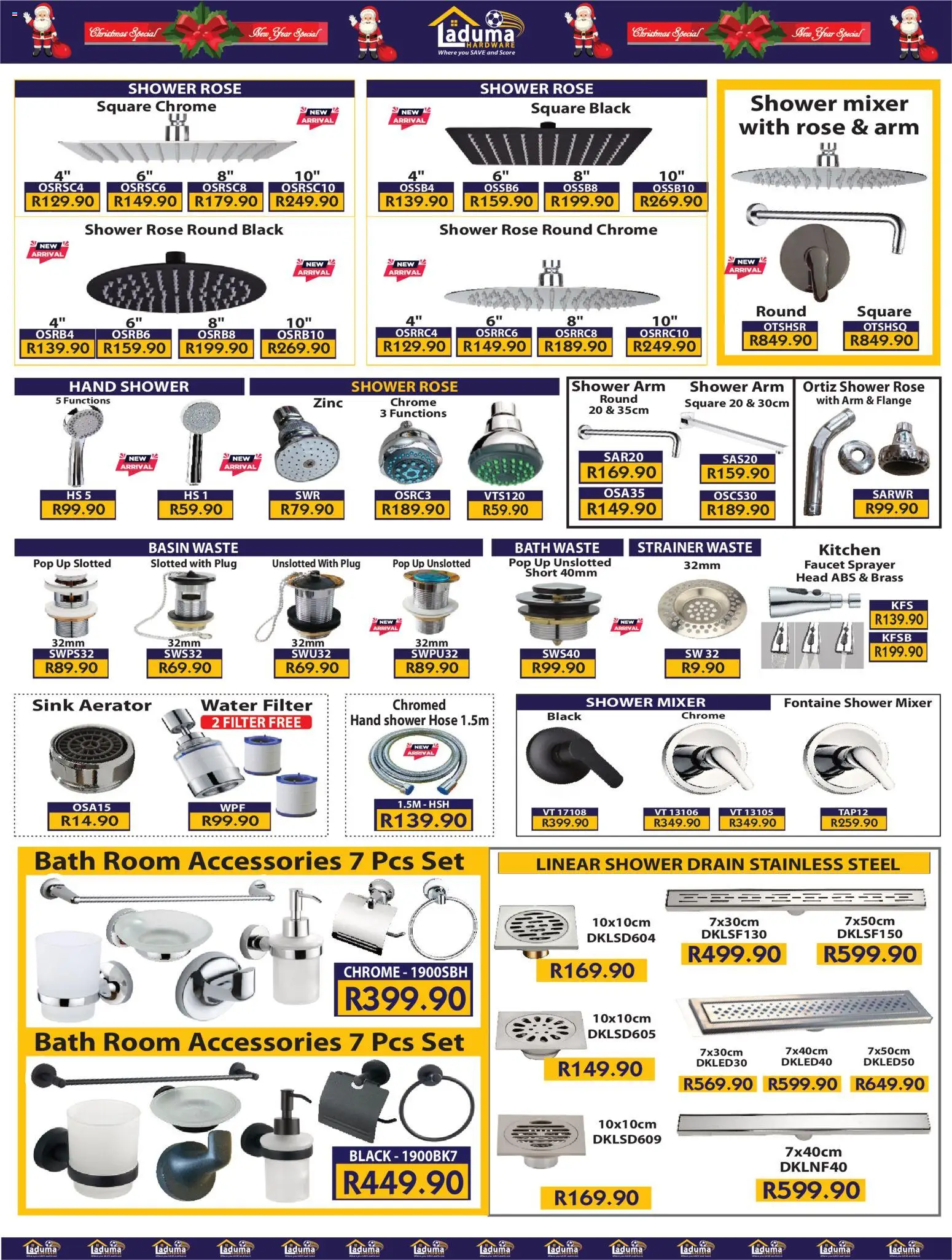 New Laduma Hardware catalogue – valid from 11.12.2025 | Page: 11 | Products: Mixer, Bath, Shower, Basin