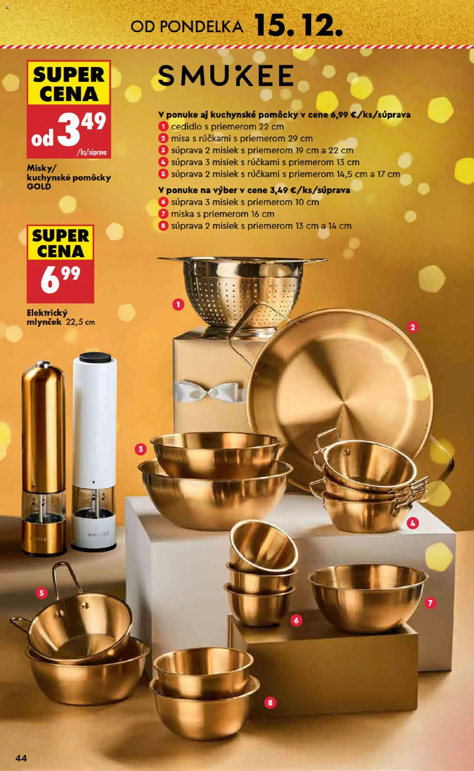 Nové Biedronka akcie – leták je platný od 11.12.2025 | Strana: 44 | Produkty: Mlynček