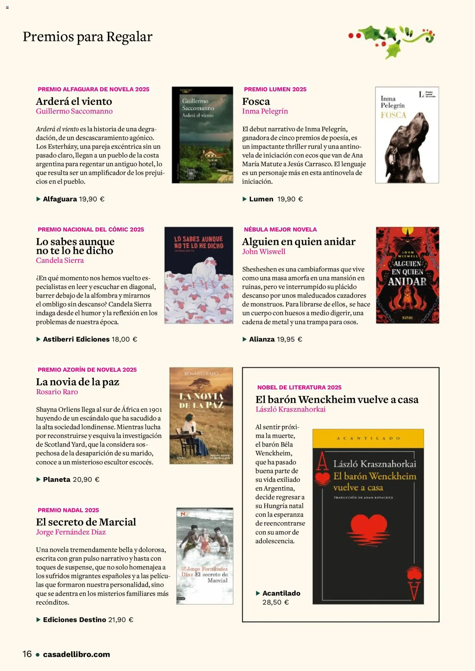 Casa del libro folleto │ válido desde el 01.11.2025 | Página: 16 | Productos: Té, Vela, Alfombra