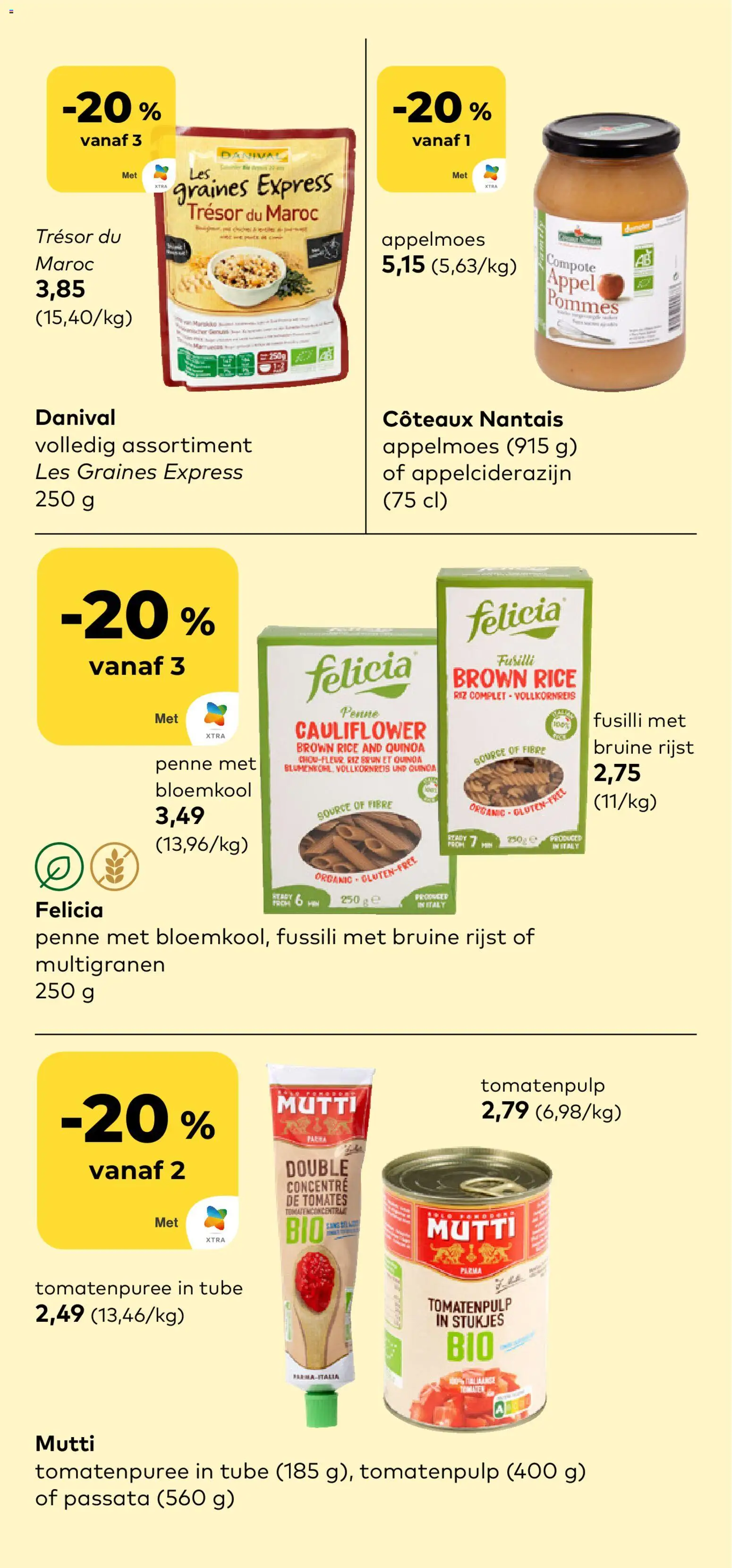 {H1} | Pagina: 9 | Producten: Rijst, Quinoa, Bloemkool