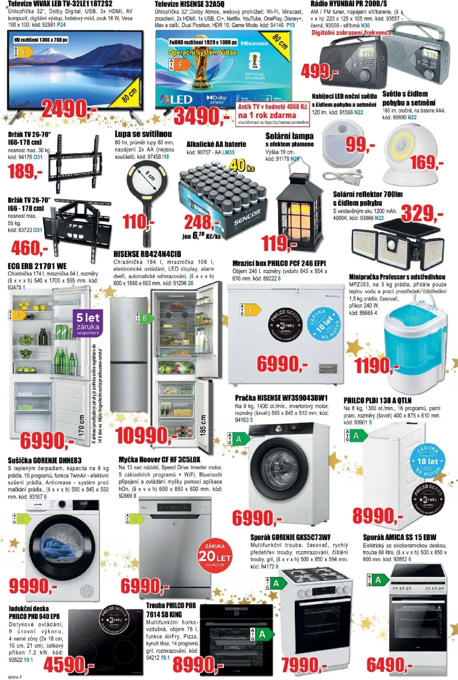 Eva supermarket leták od 17.12.2025 | Strana: 4 | Produkty: Box, Rádio, Televize, Časovač