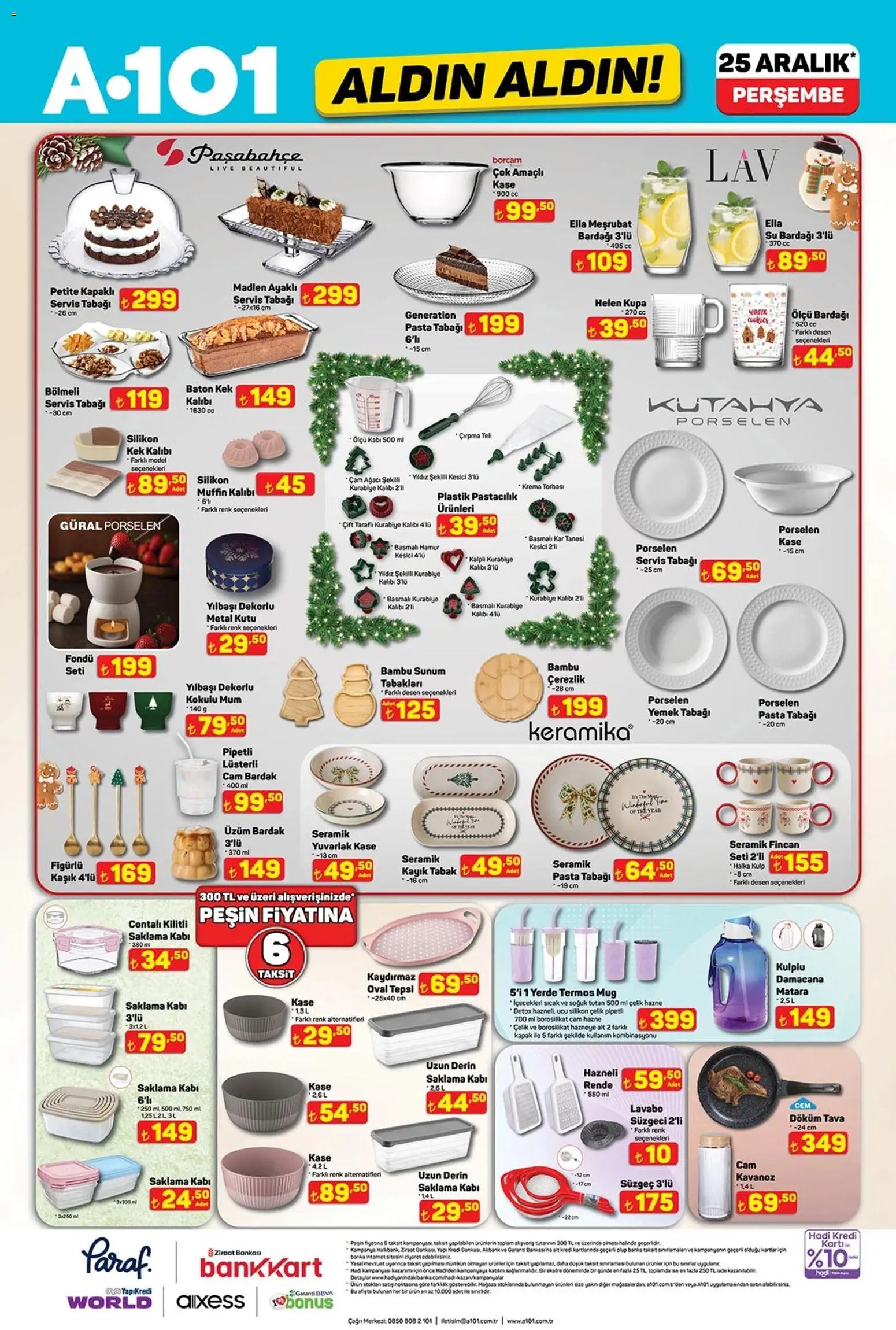 A101 Katalog Aldın Aldın - 25.12.2025 tarihinden itibaren geçerlidir | Sayfa: 13 | Ürünler: Zselatin, Termos, Üzüm, Su bardağı