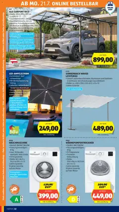 Hofer Flugblatt gültig ab 18.07.2025 | Seite: 36 | Produkte: Waschmaschine
