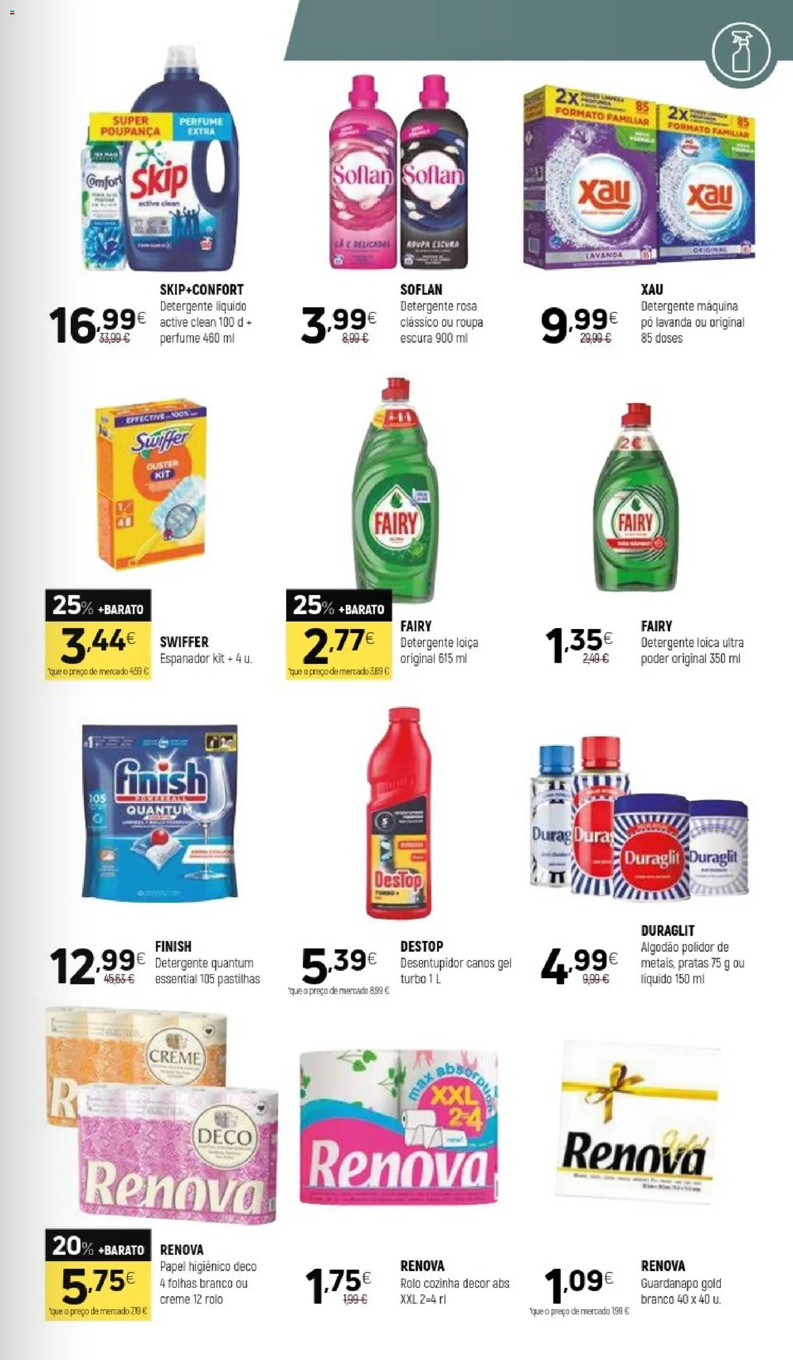 Coviran - folheto │ válido de 24.03.2026 | Página: 19 | Produtos: Pó, Algodão, Detergente, Creme