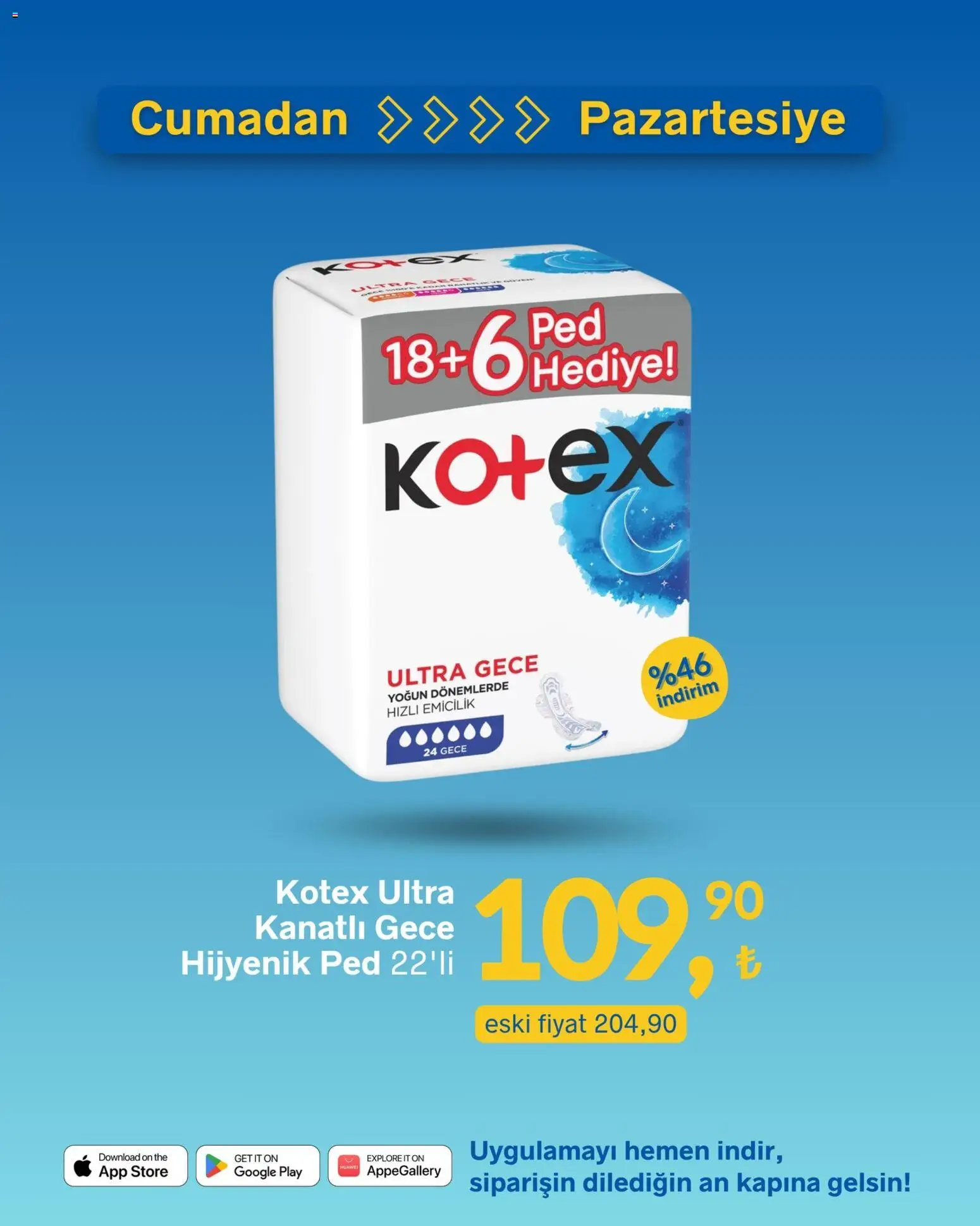 Gürmar - Flaş indirimler - 27.03.2026 tarihinden itibaren geçerlidir | Sayfa: 8 | Ürünler: Hijyenik ped
